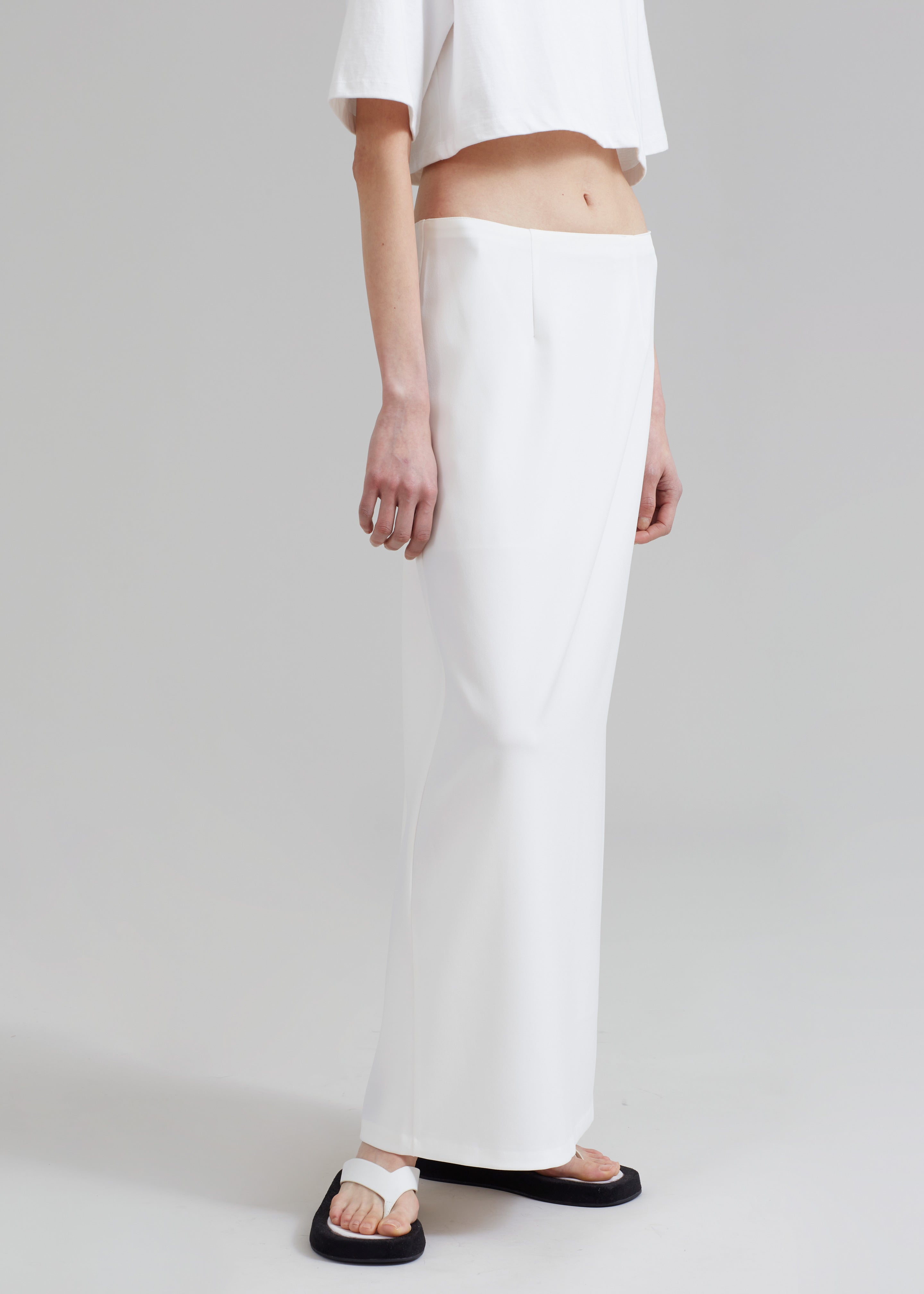 Demi Pencil Skirt - White