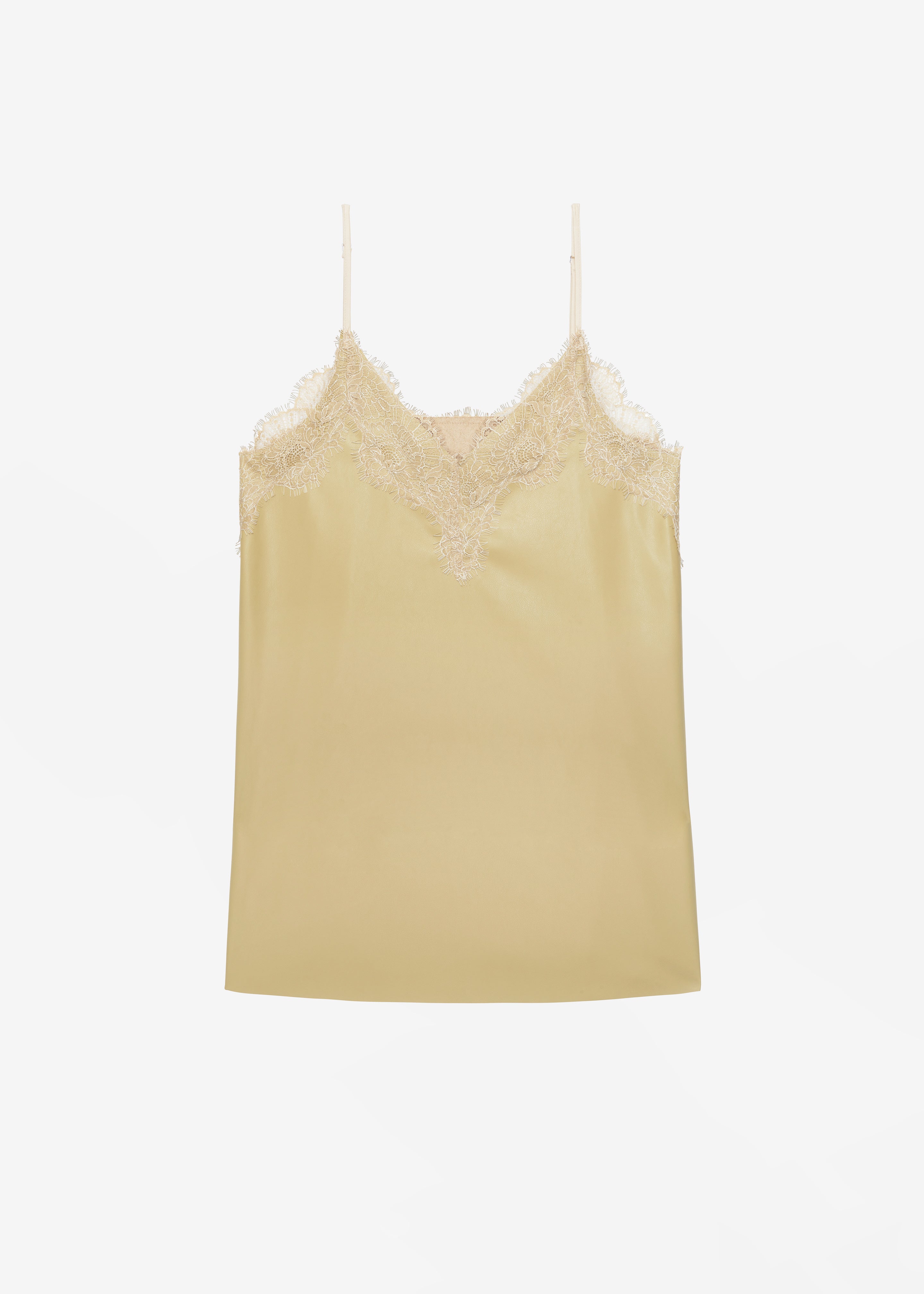 Desirae Lace Top - Pale Yellow - 7