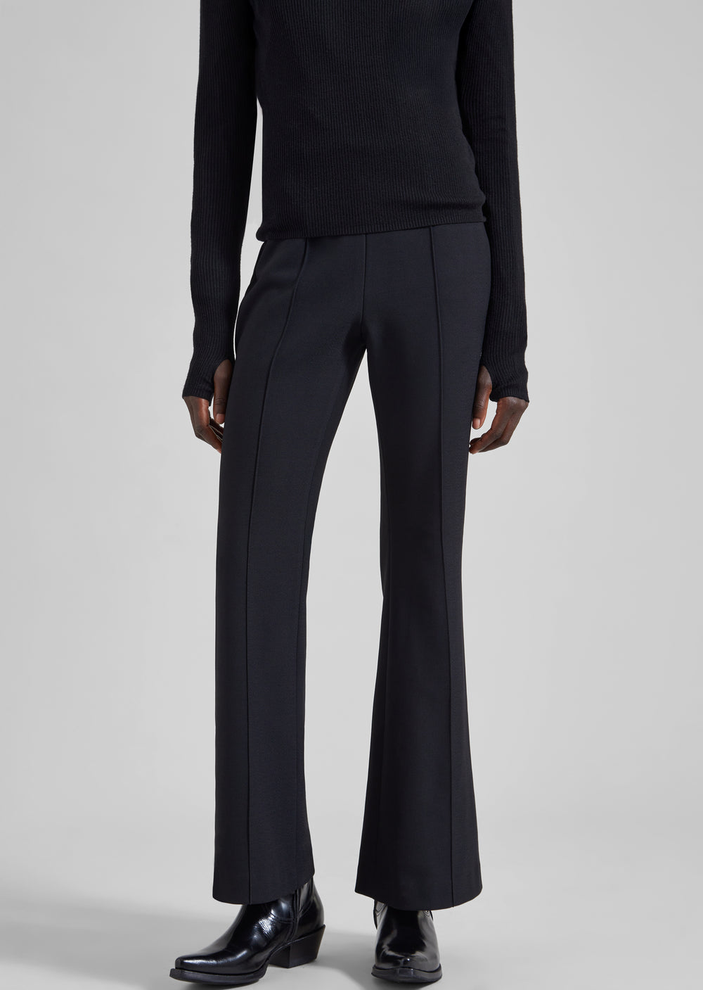 Dessa Flared Pants - Black - 1