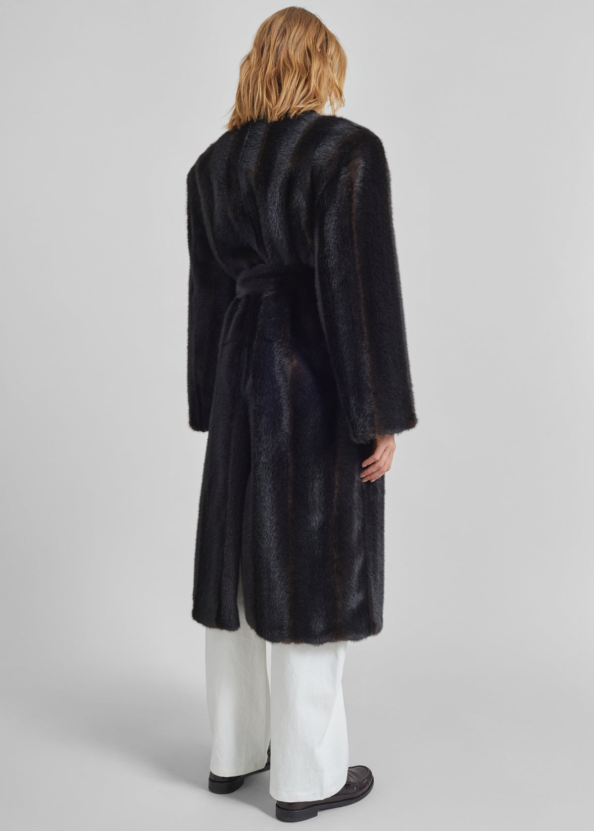 Destiny Padded Faux Fur Coat - Brown - 9