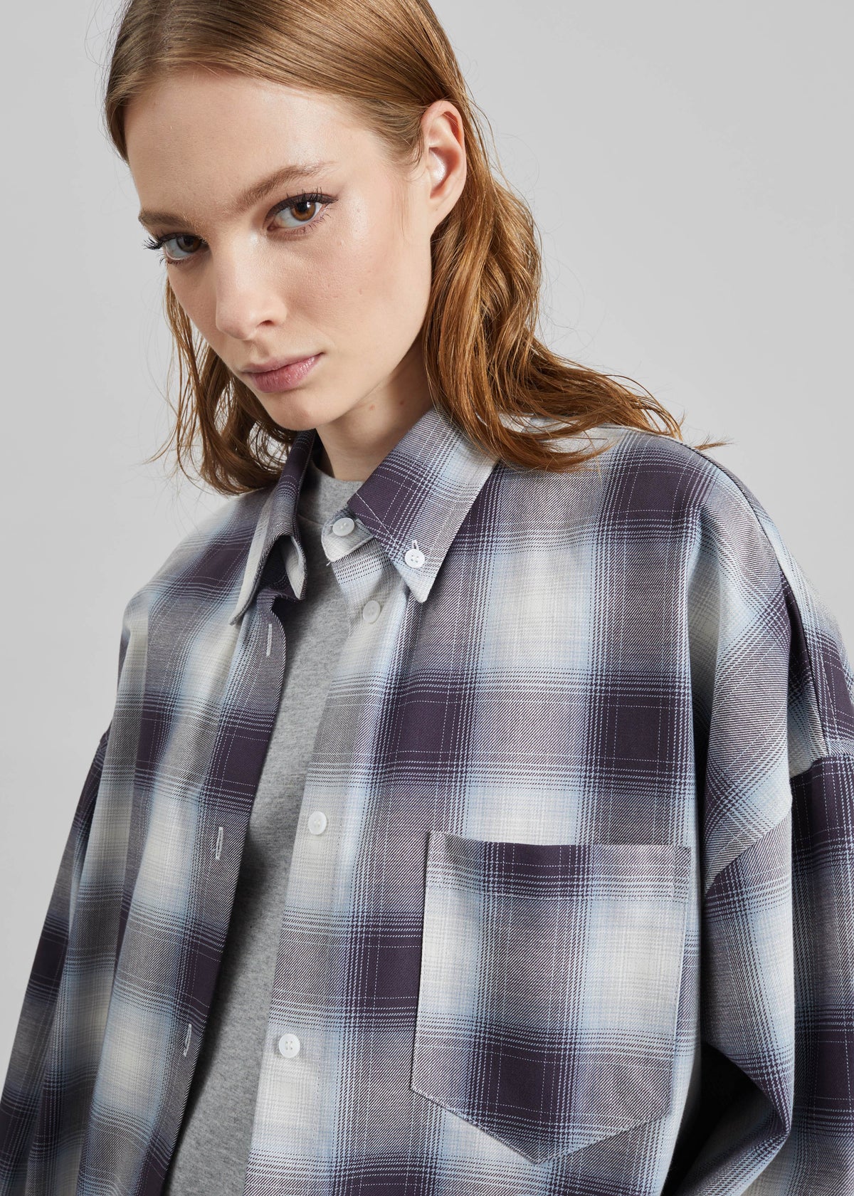 Devv Shirt - Checked Blue - 3