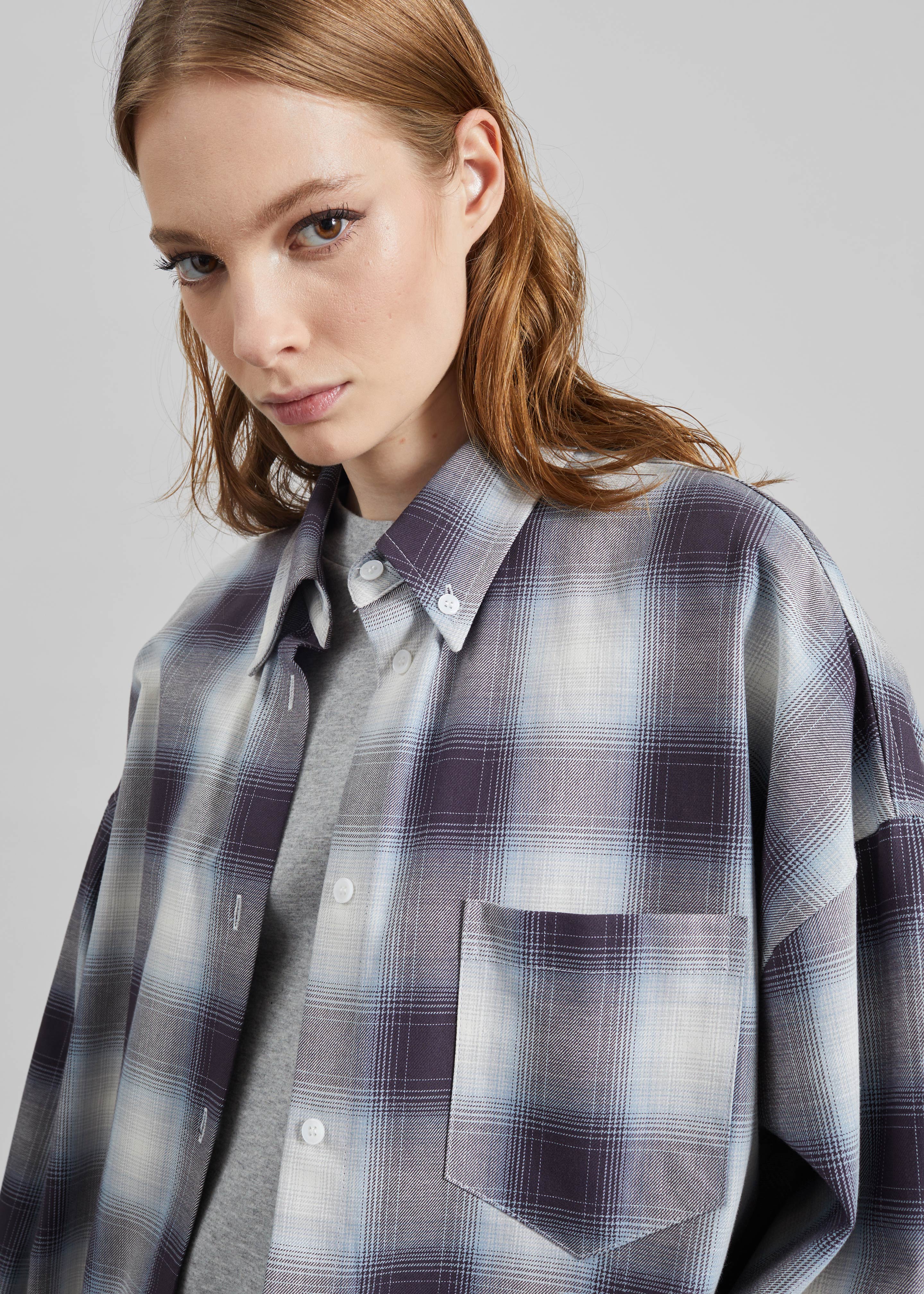 Devv Shirt - Checked Blue - 3