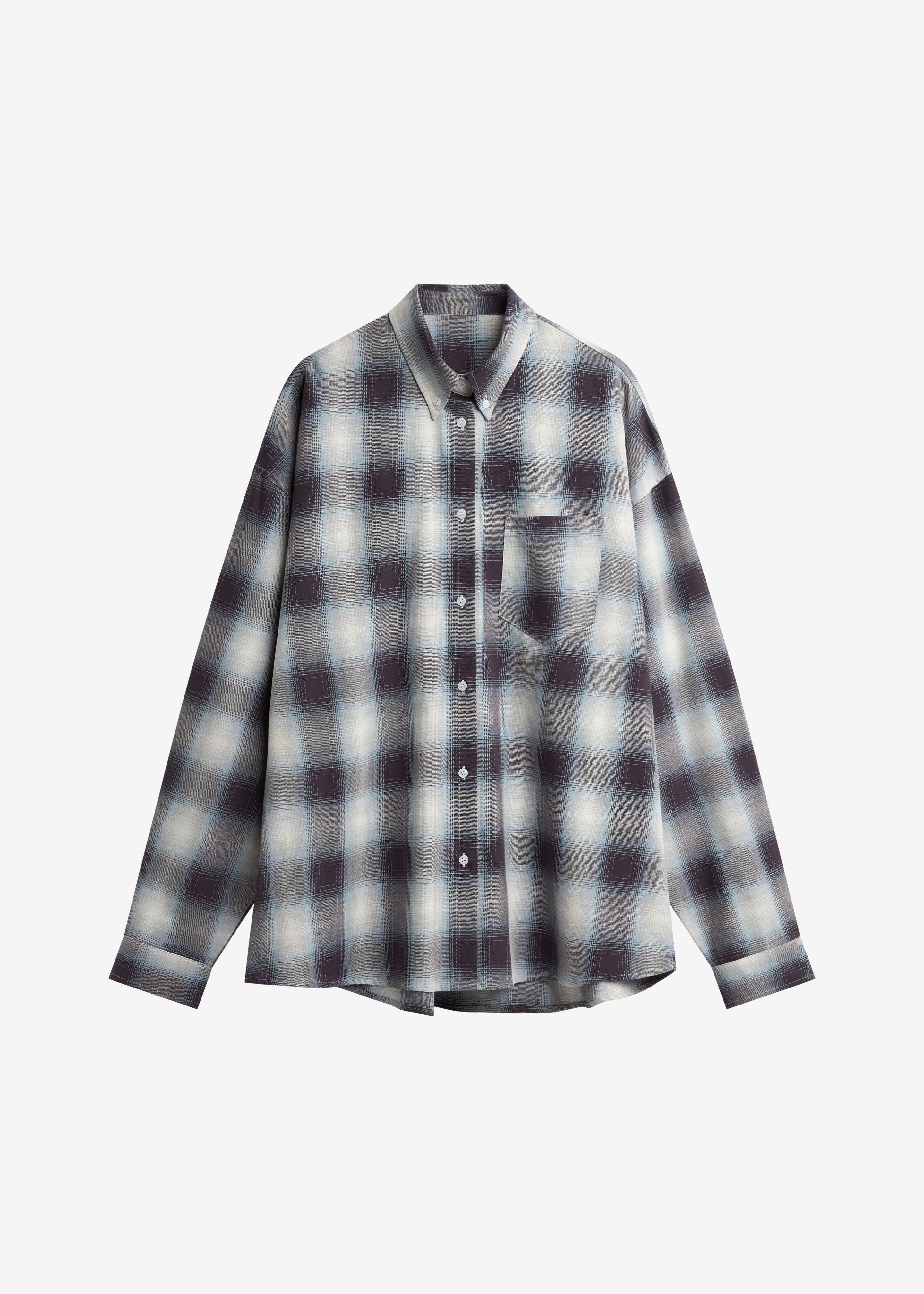 トップス DEVOA Check Shirt Viscose Devv Shirt - Checked Blue – The Frankie Shop
