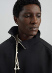 Dexter Off-Center Zip Jacket - Black