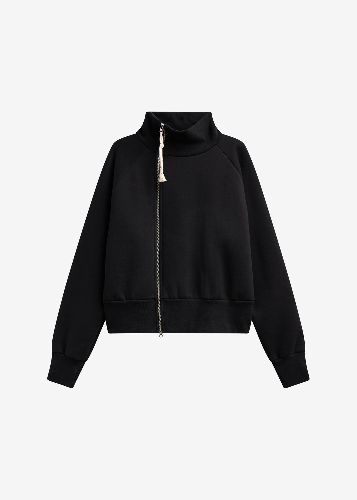 Dexter Off-Center Zip Jacket - Black - 9