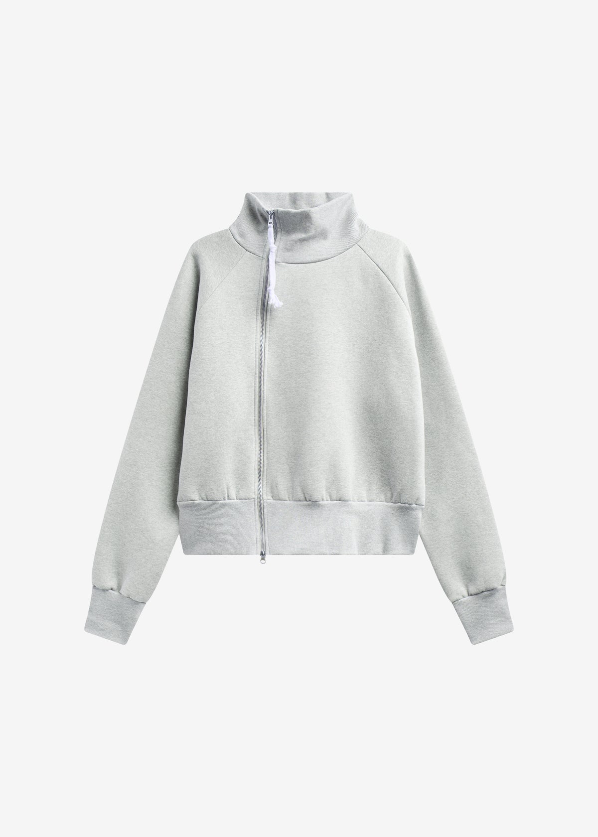 Dexter Off-Center Zip Jacket - Grey - 7