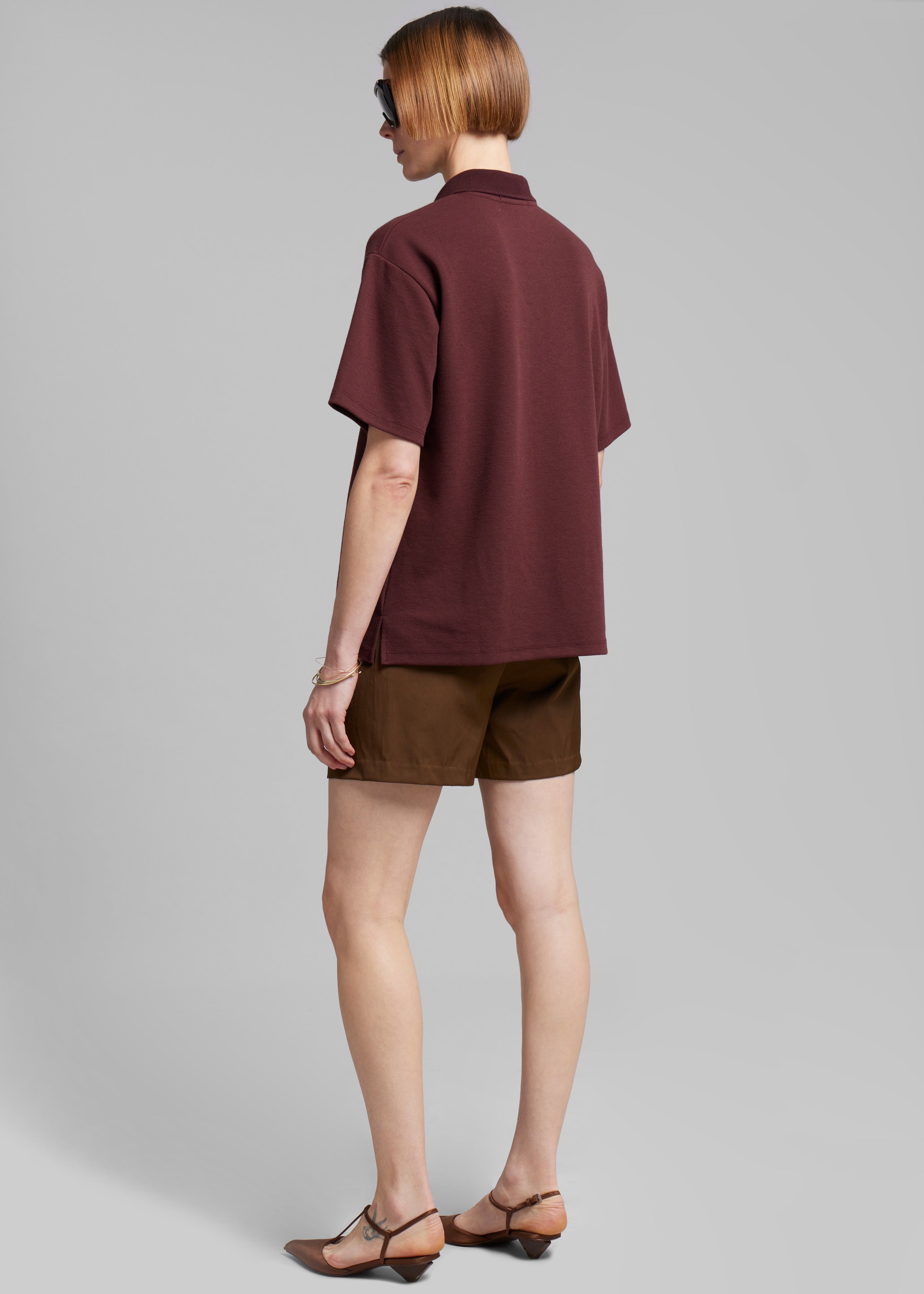 Dianne Polo Shirt - Burgundy - 9