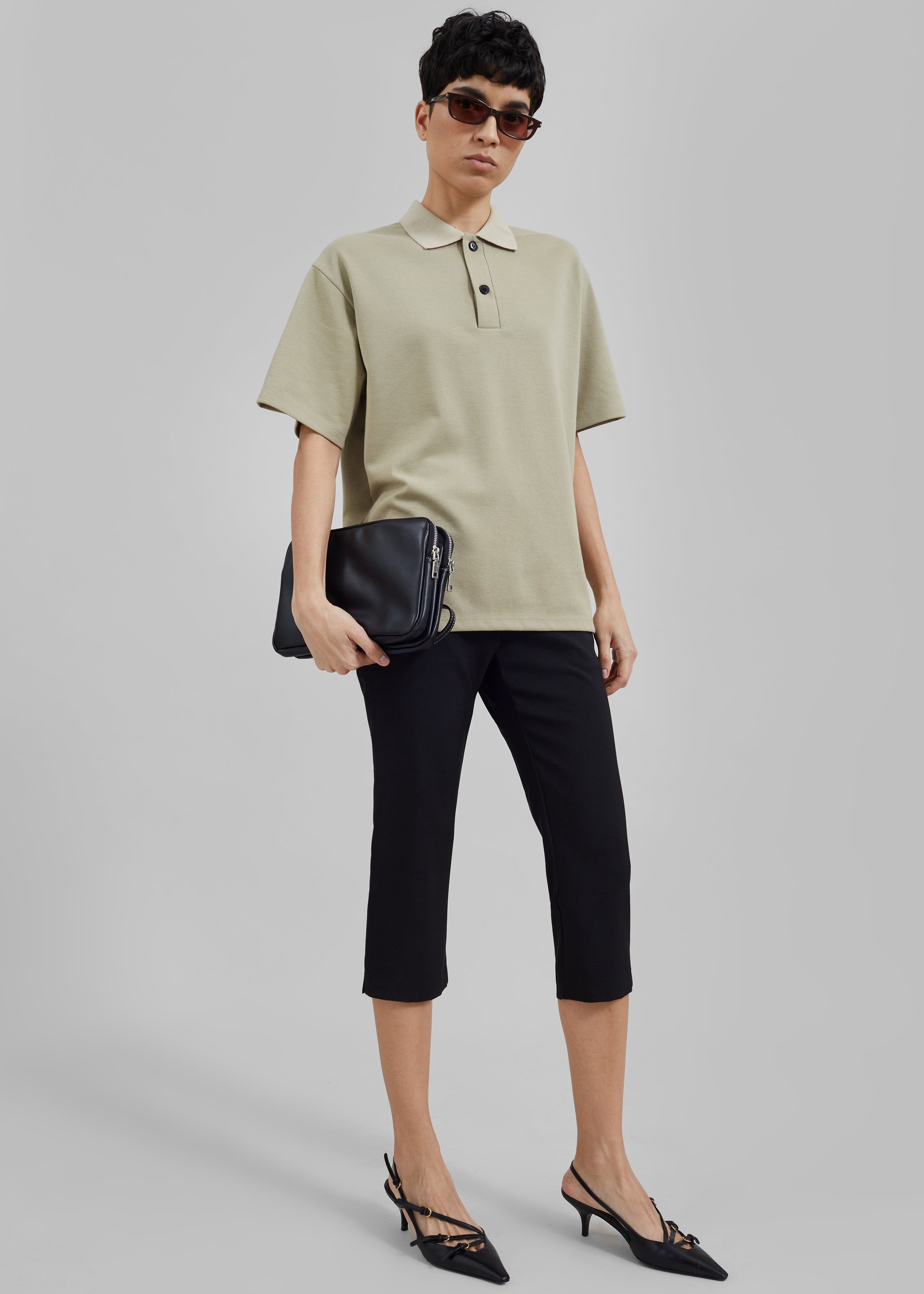 Shop the look image for Dianne Polo Shirt - Khaki
