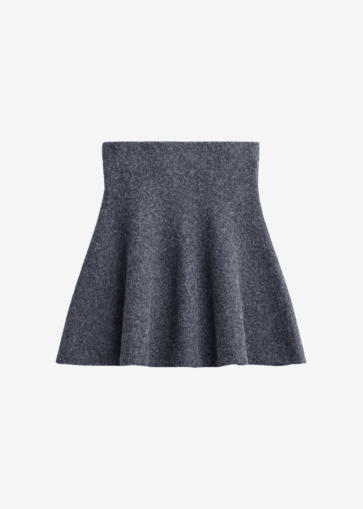 Dienne Knit Mini Skirt - Grey - 8