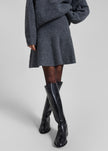 Dienne Knit Mini Skirt - Grey