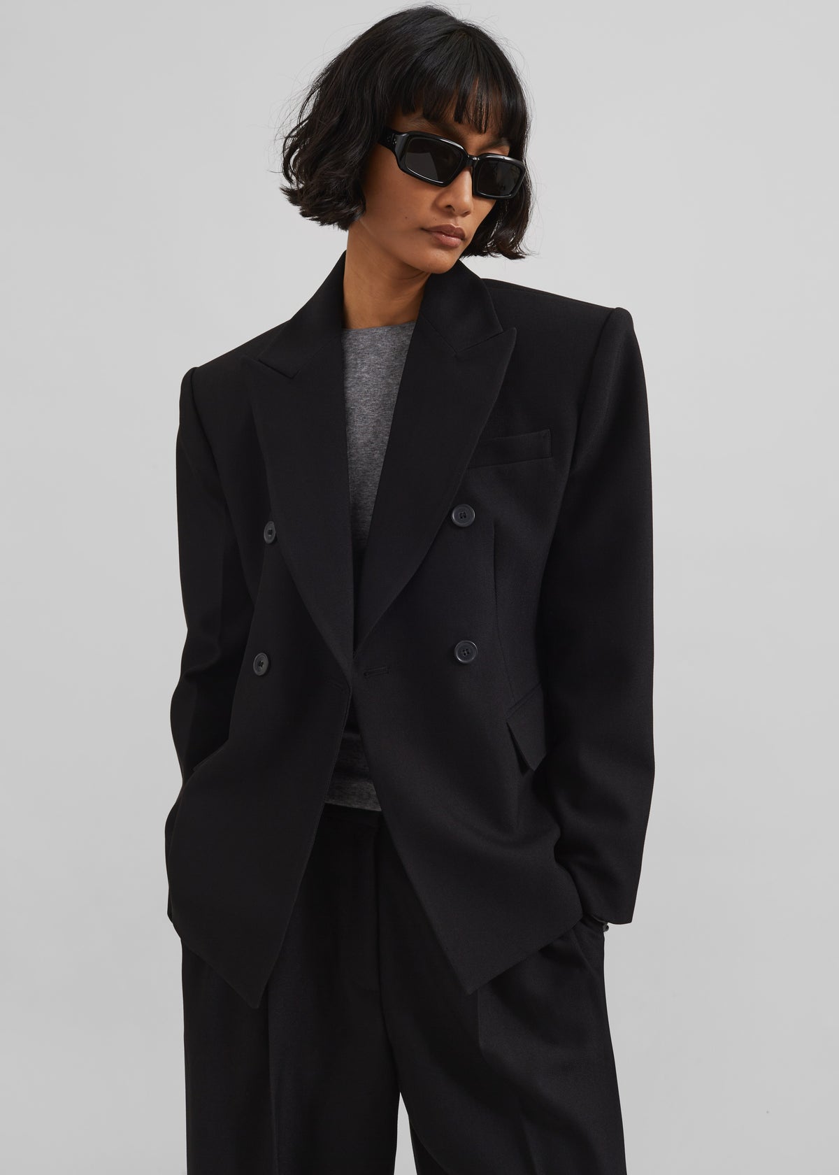 Doyer Cinched Blazer - Black - 6