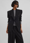 Doyer Cinched Blazer - Black