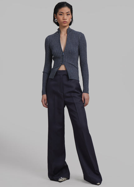 Dixie Shop Online Solid-colour palazzo trousers with vertical pockets Sito  Ufficiale