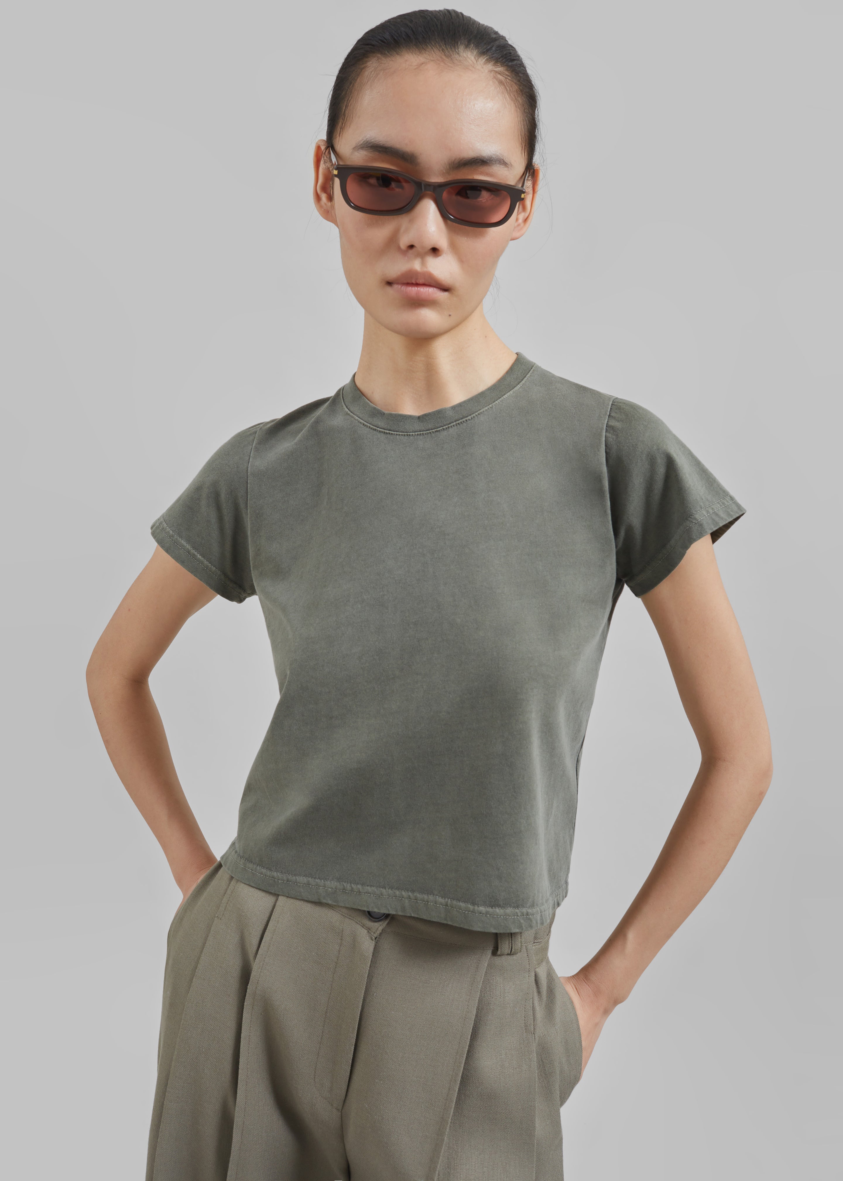 Dollie Tee - Khaki - 1