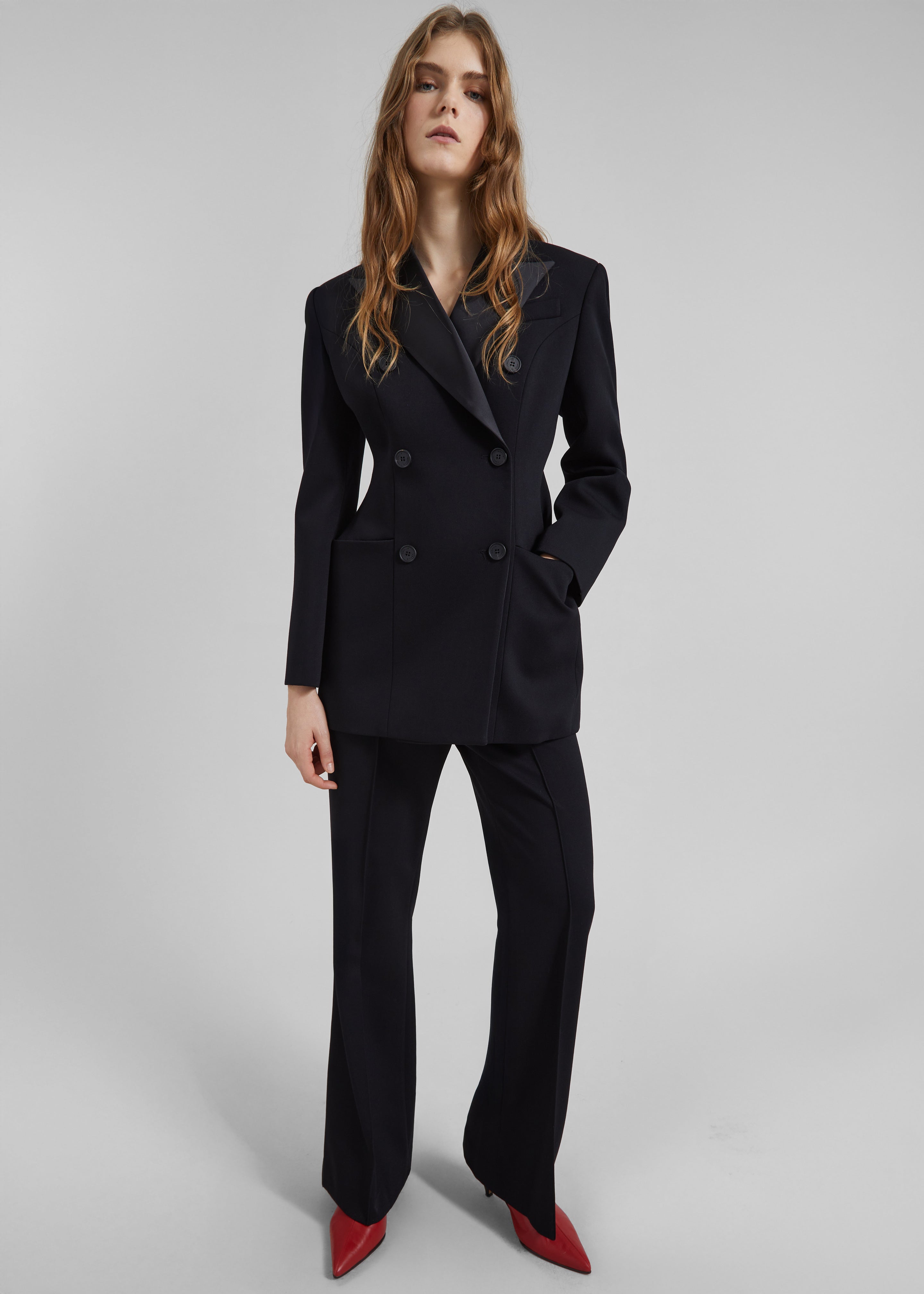 Dorotea Flared Pants - Black – The Frankie Shop
