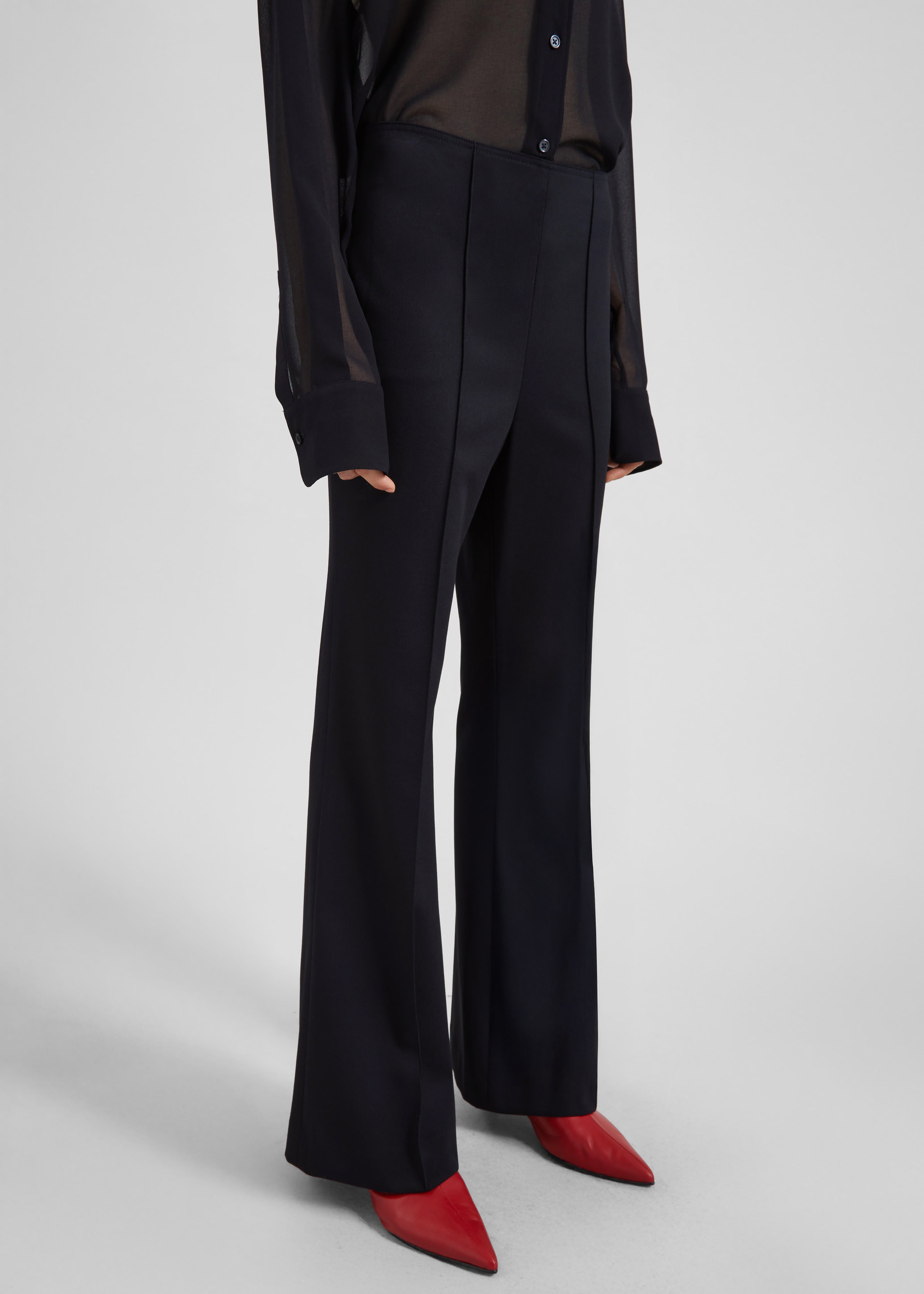 Dorotea Flared Pants - Black – The Frankie Shop