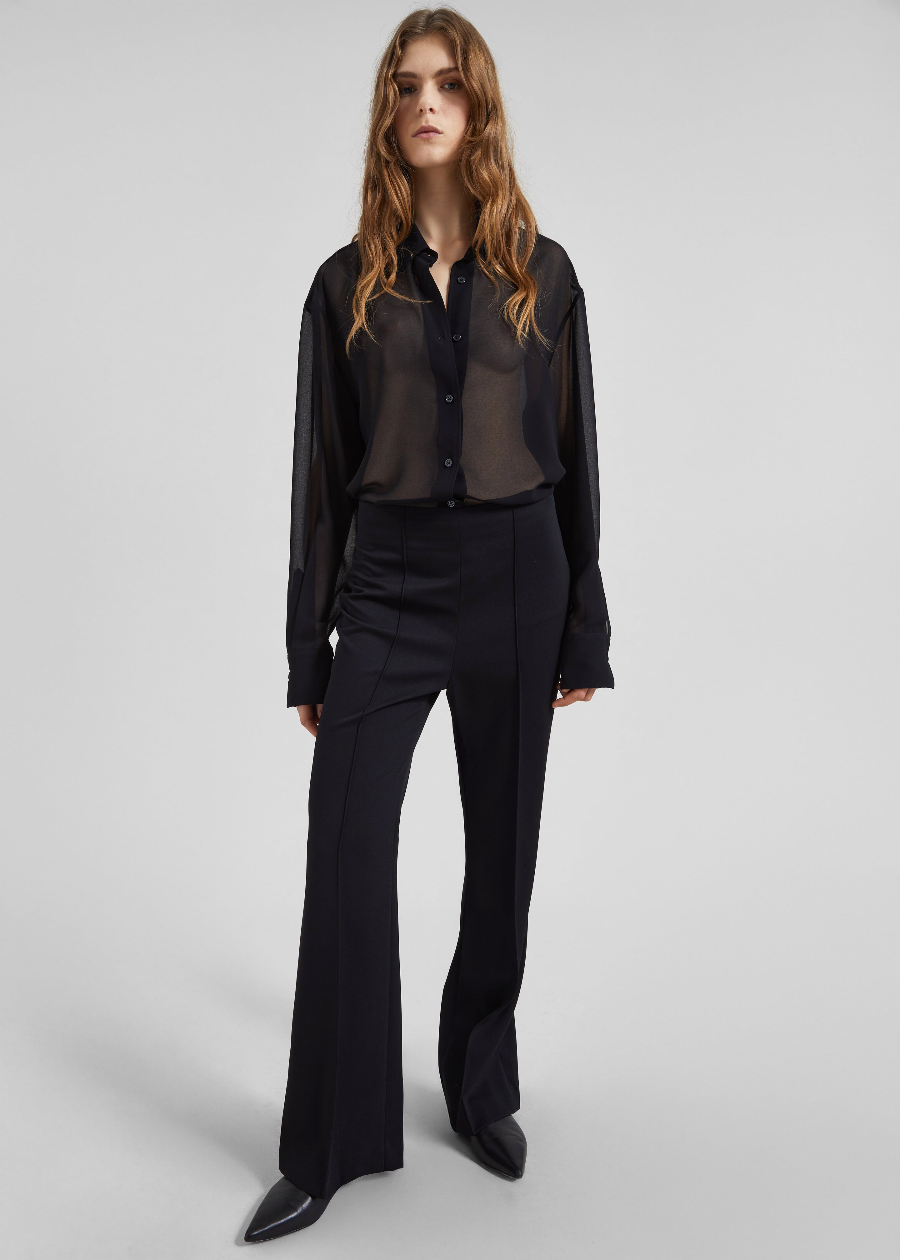 Dorotea Flared Pants - Black – The Frankie Shop