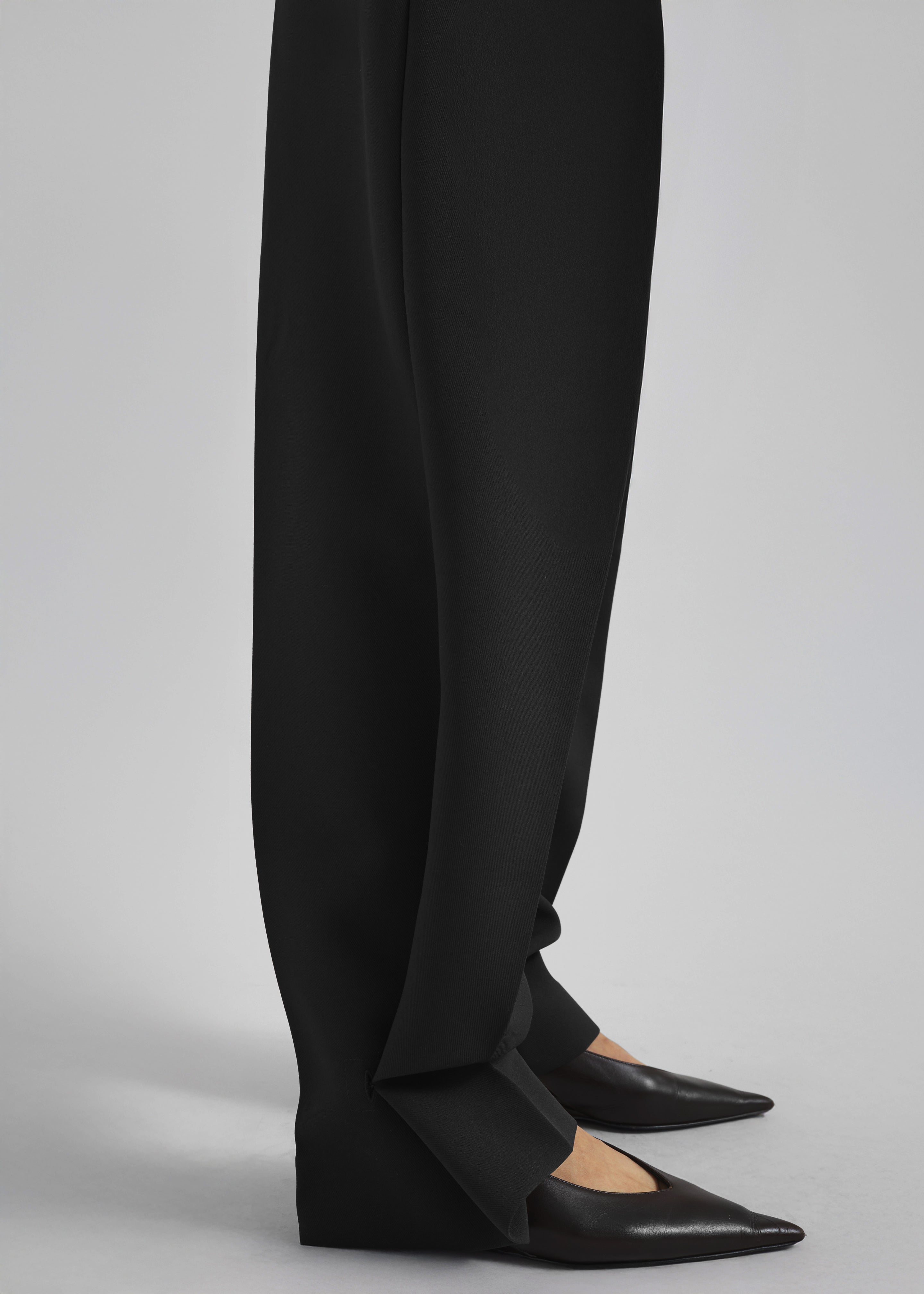 Doyer Pleated Trousers - Black – The Frankie Shop