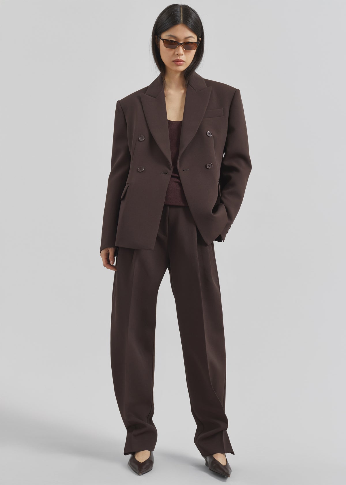 Doyer Pleated Trousers