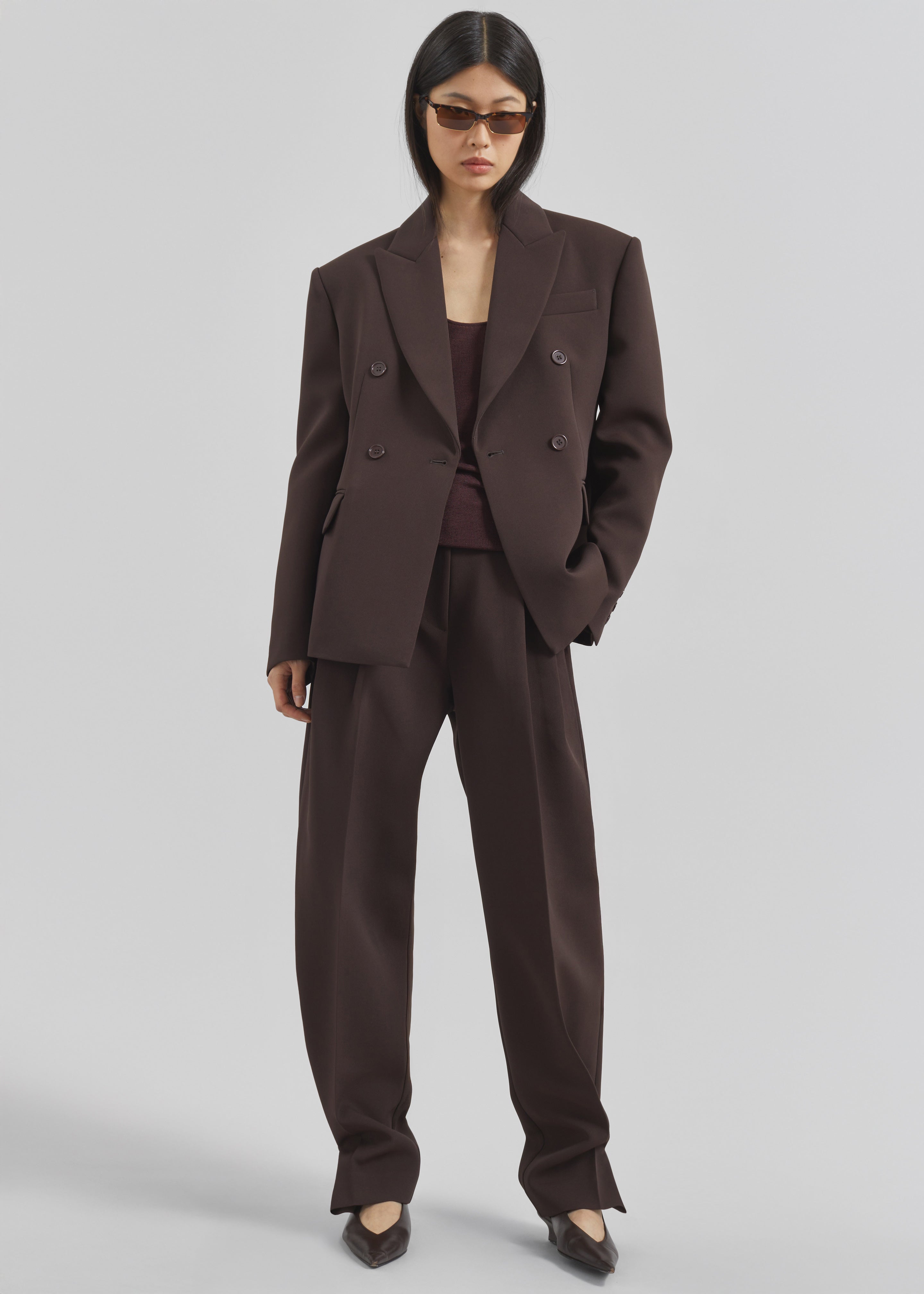 Doyer Pleated Trousers