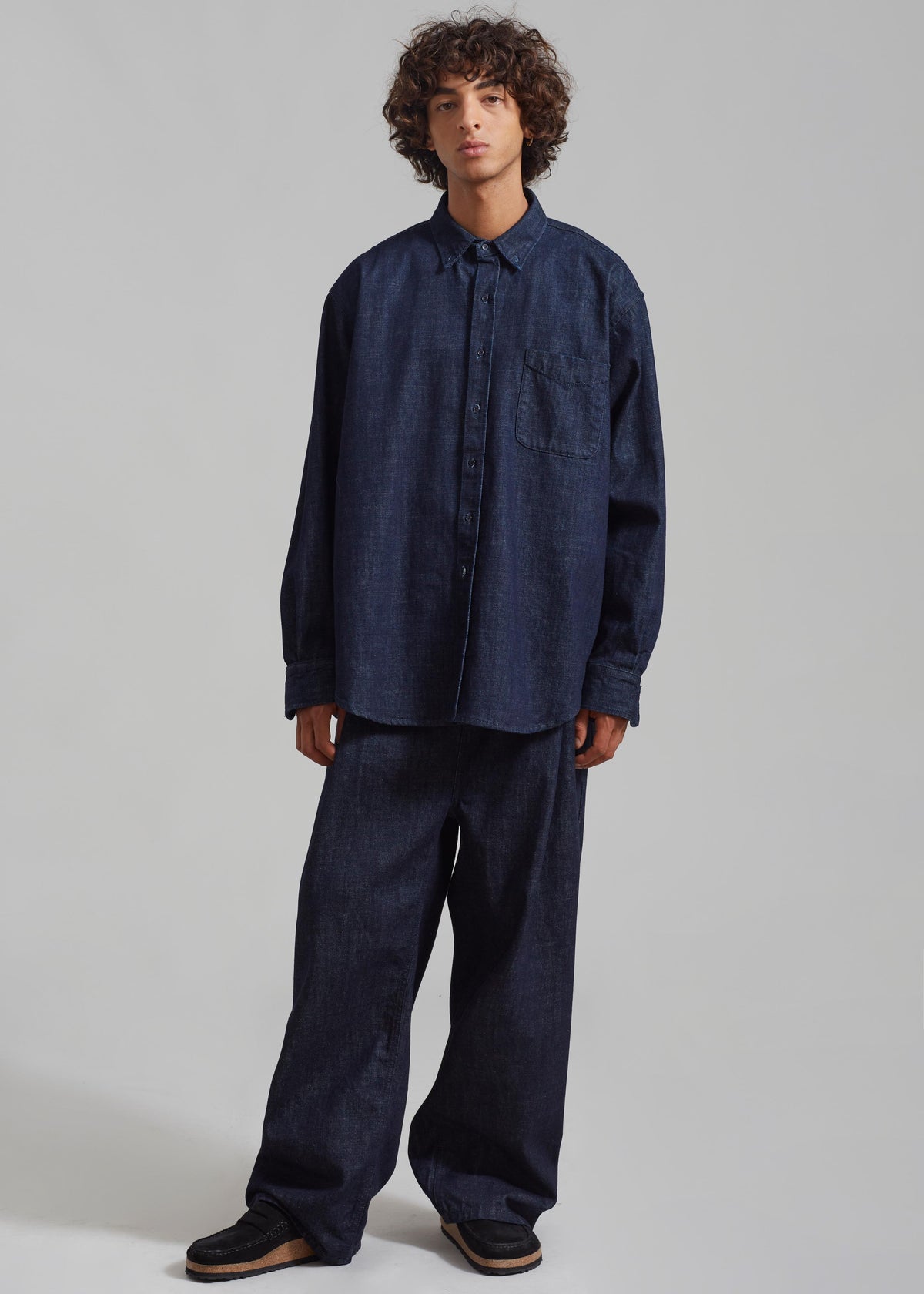 Drew Denim Pants - Raw Wash - L - The Frankie Shop