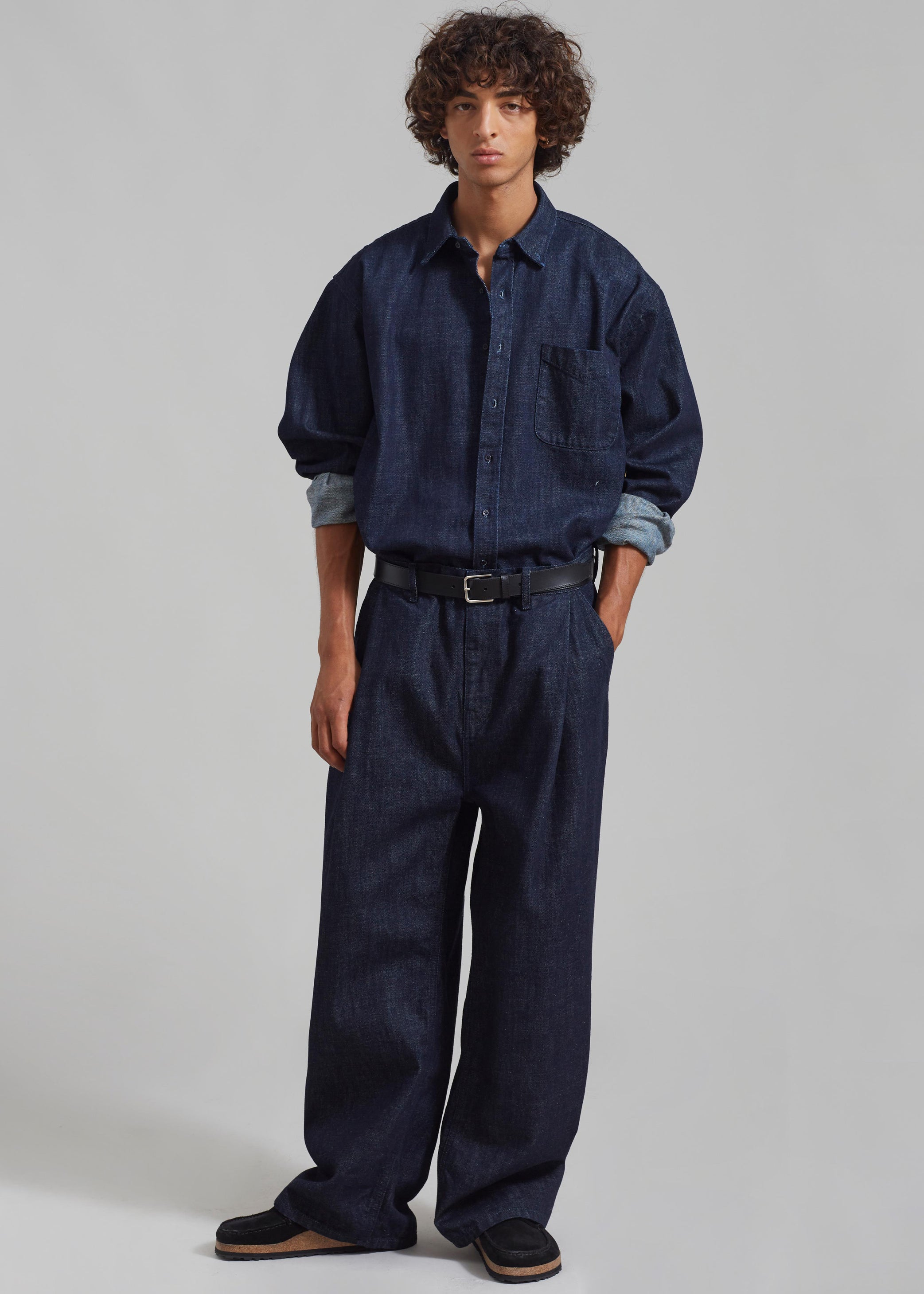 Drew Denim Pants - Raw Wash - L - The Frankie Shop