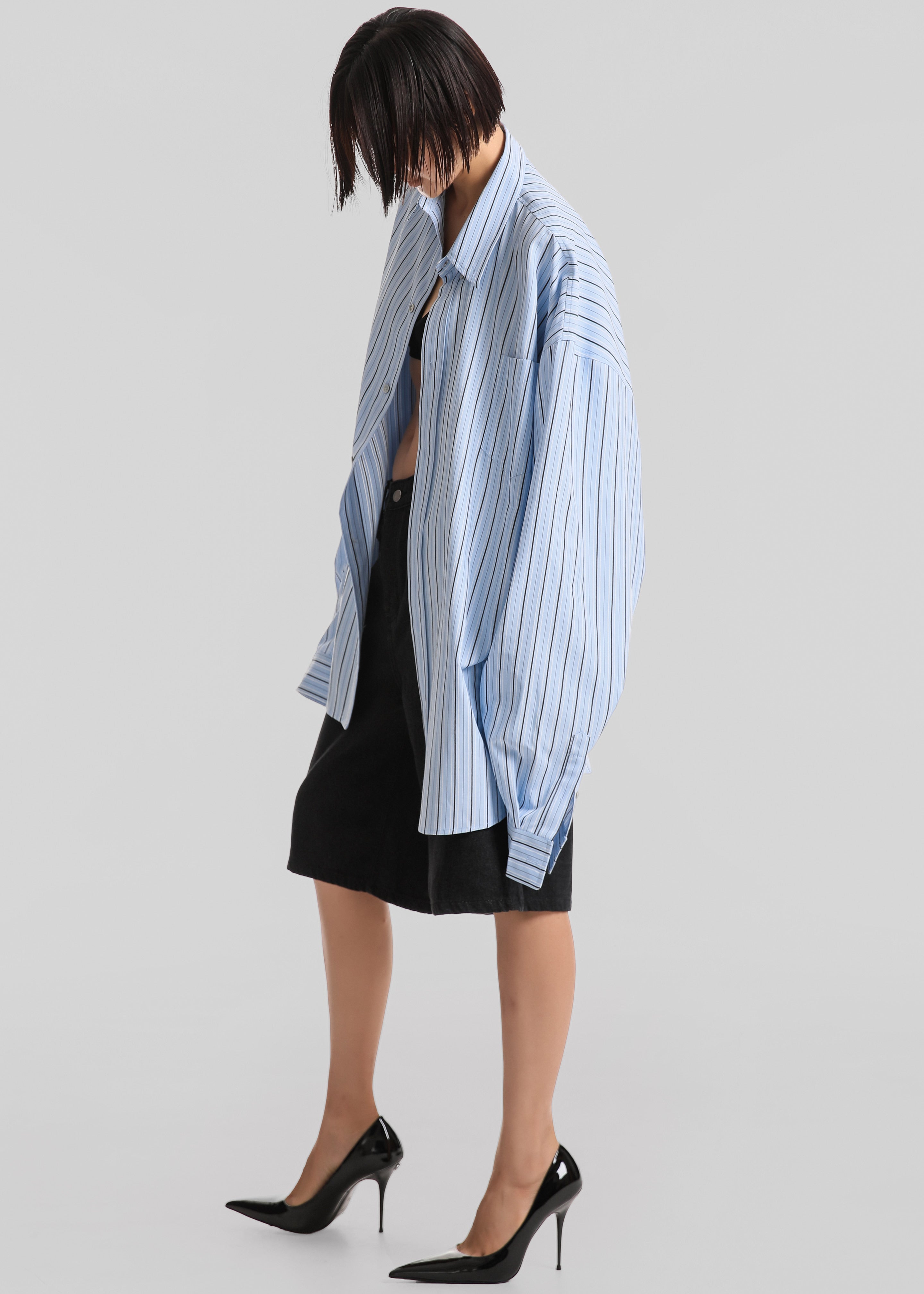 Drimna Shirt - Blue Stripe – The Frankie Shop