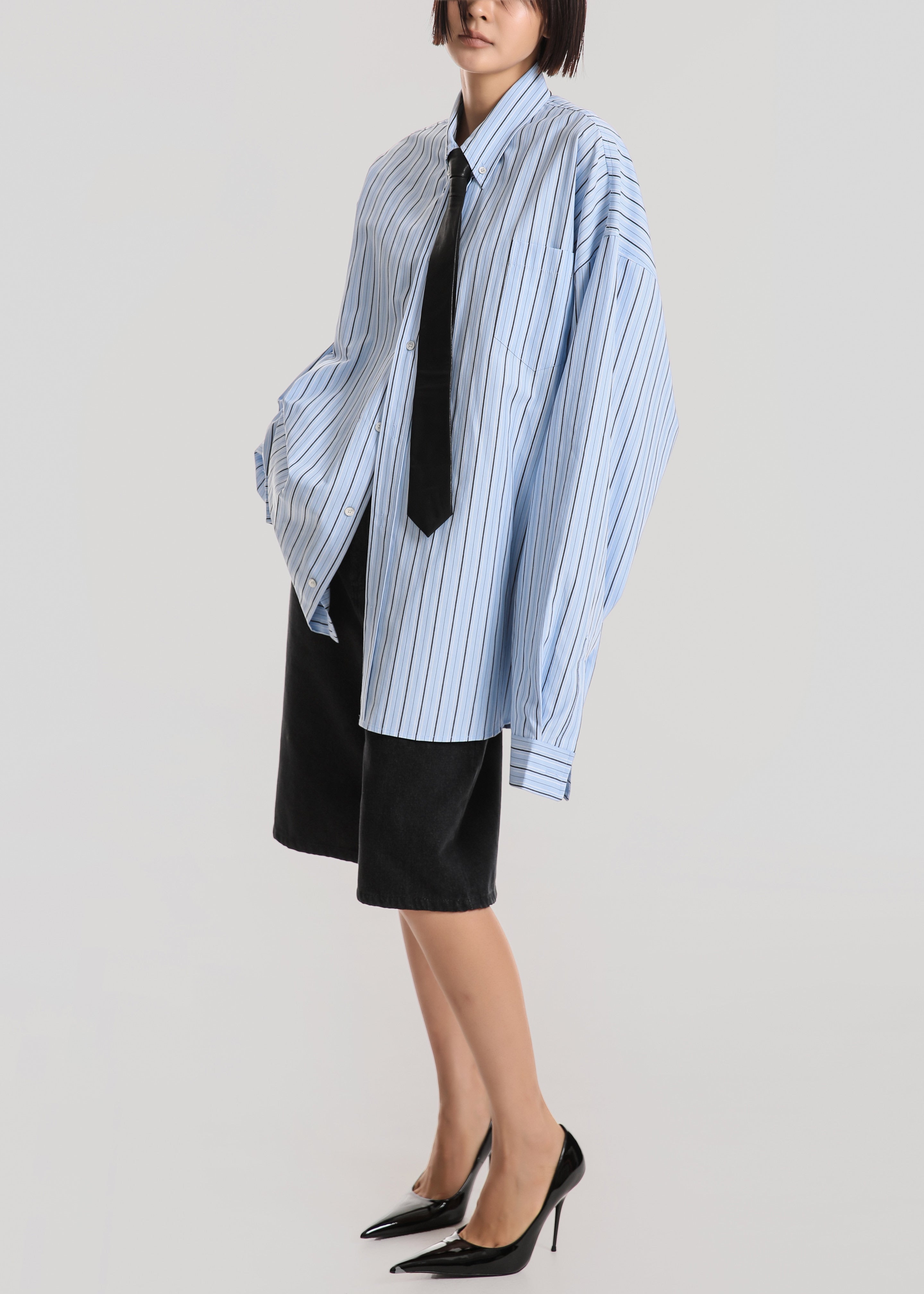 Drimna Shirt - Blue Stripe – The Frankie Shop