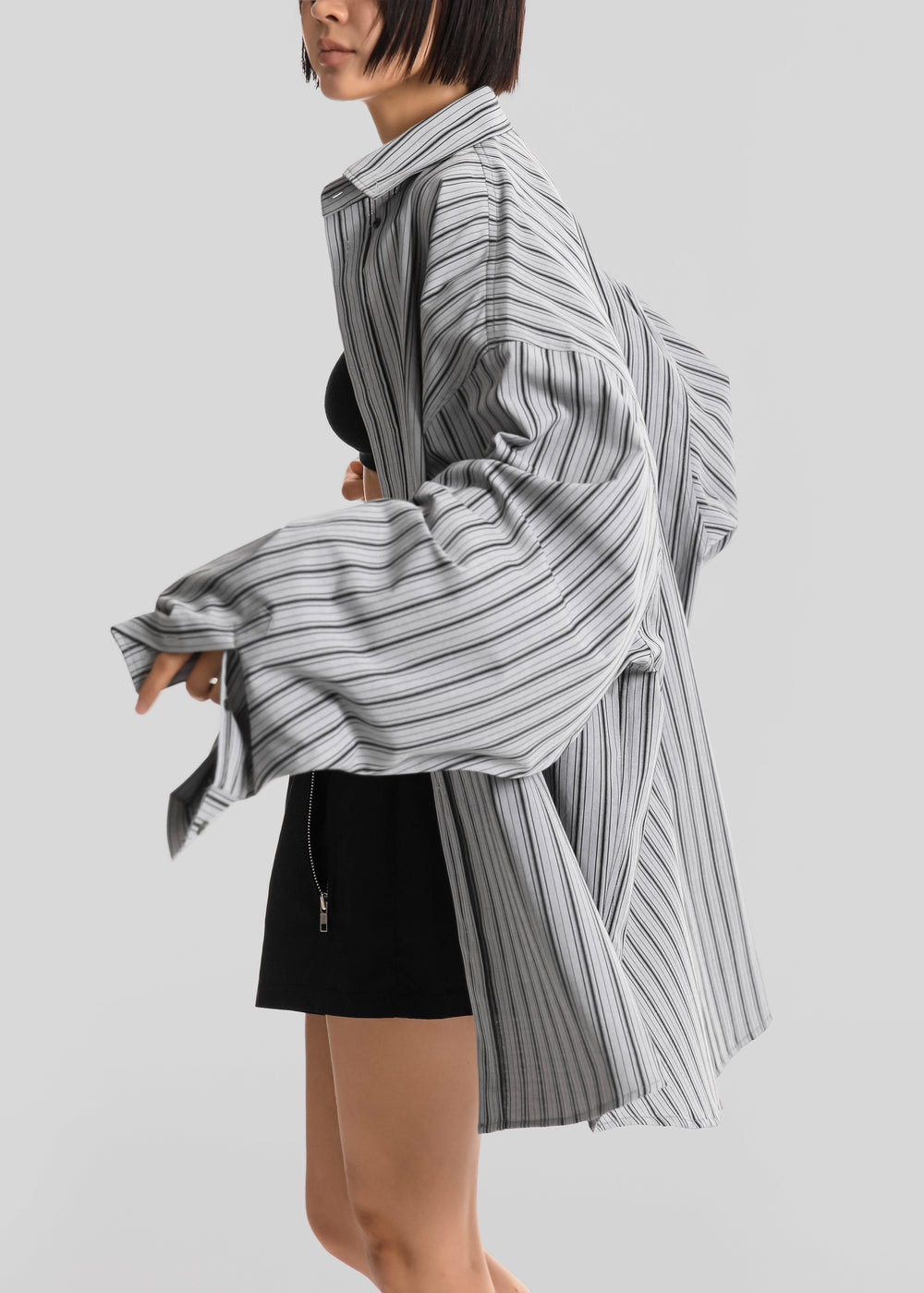 Drimna Shirt - Grey Stripe - 1