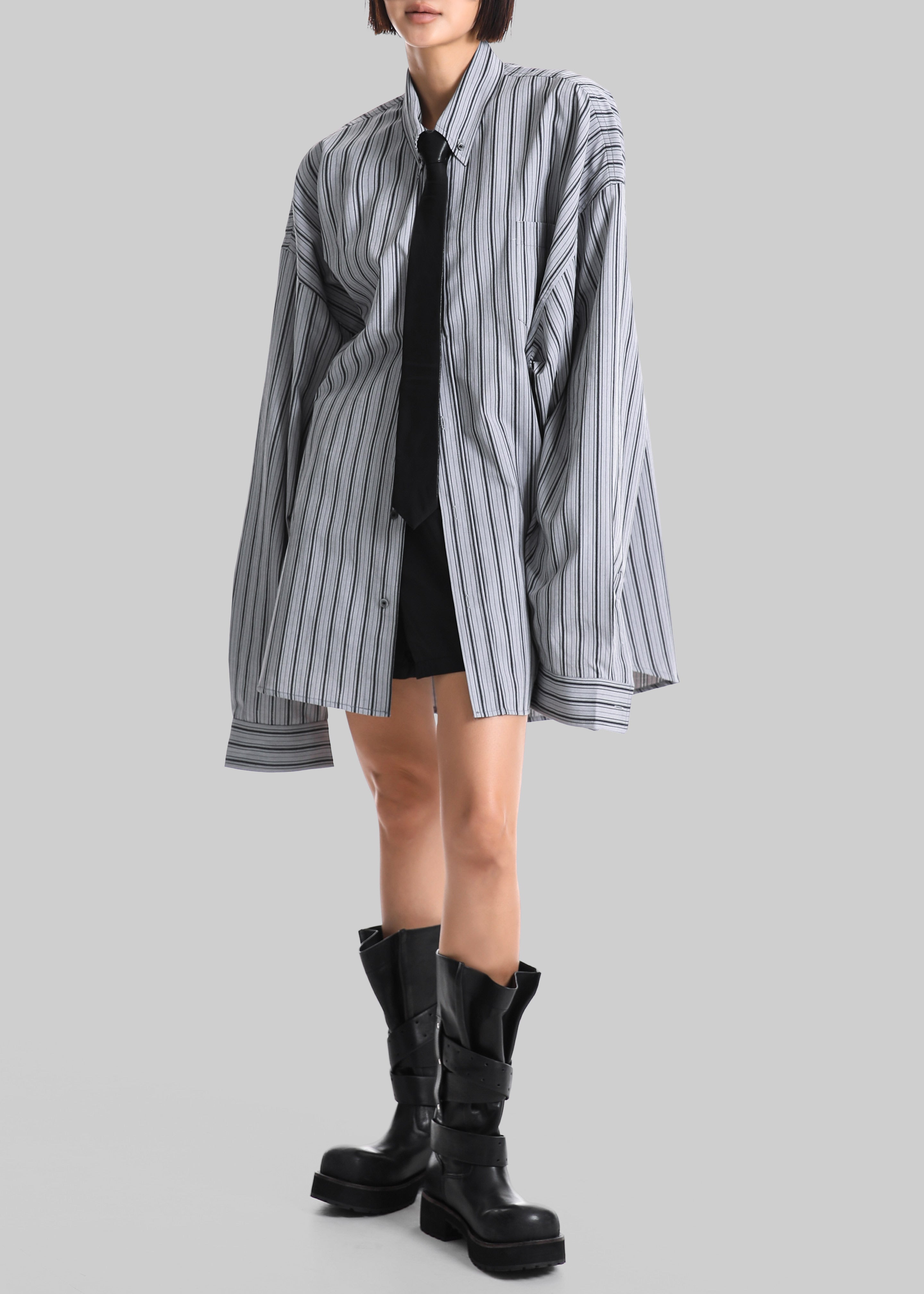Drimna Shirt - Grey Stripe - 5