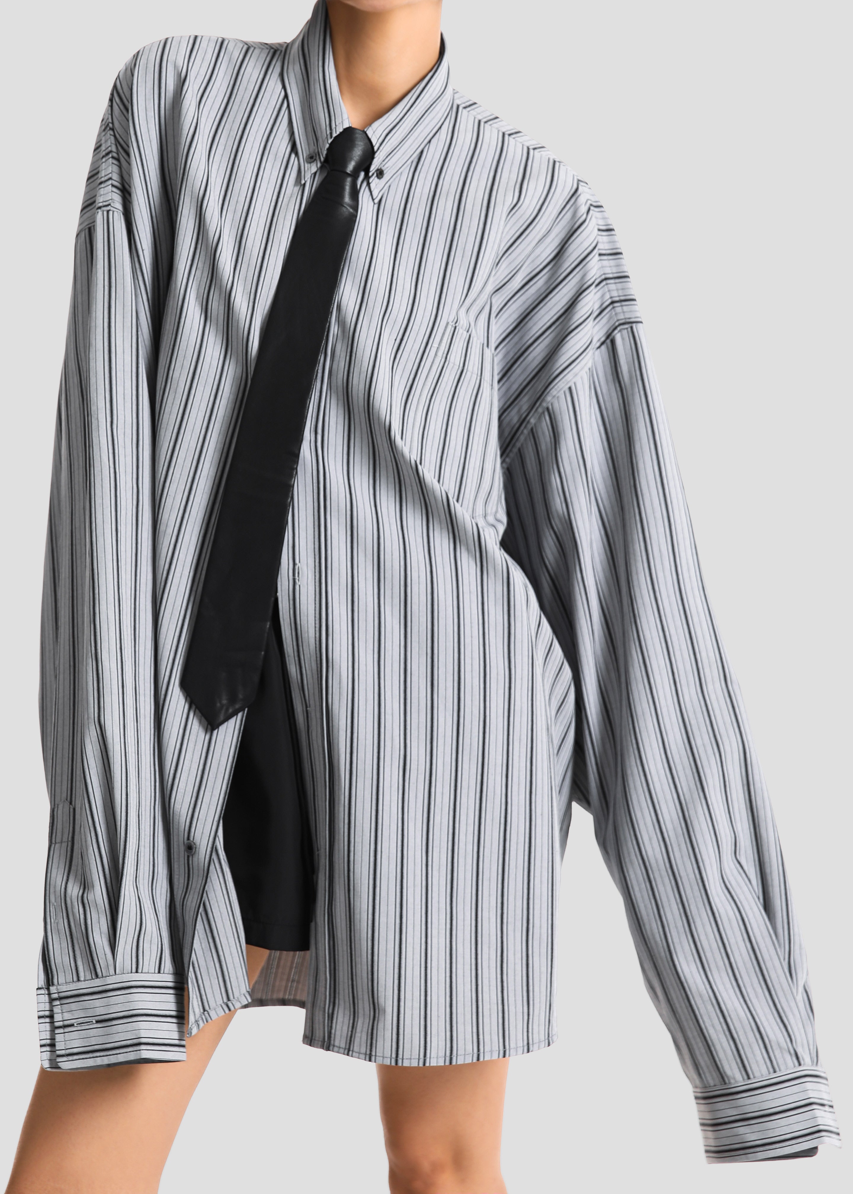 Drimna Shirt - Grey Stripe - 4