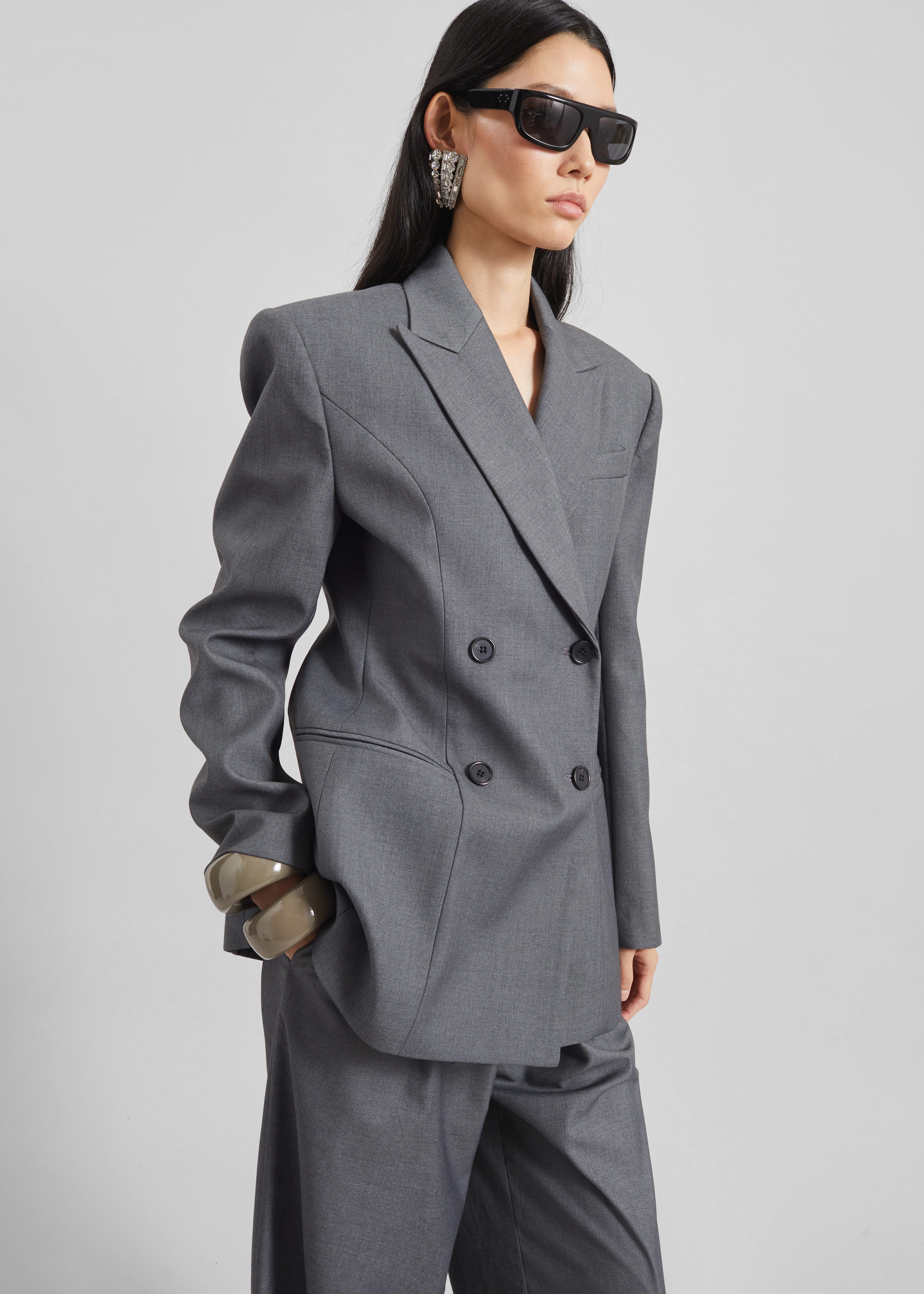 Dulverton Hourglass Blazer - Grey - 7