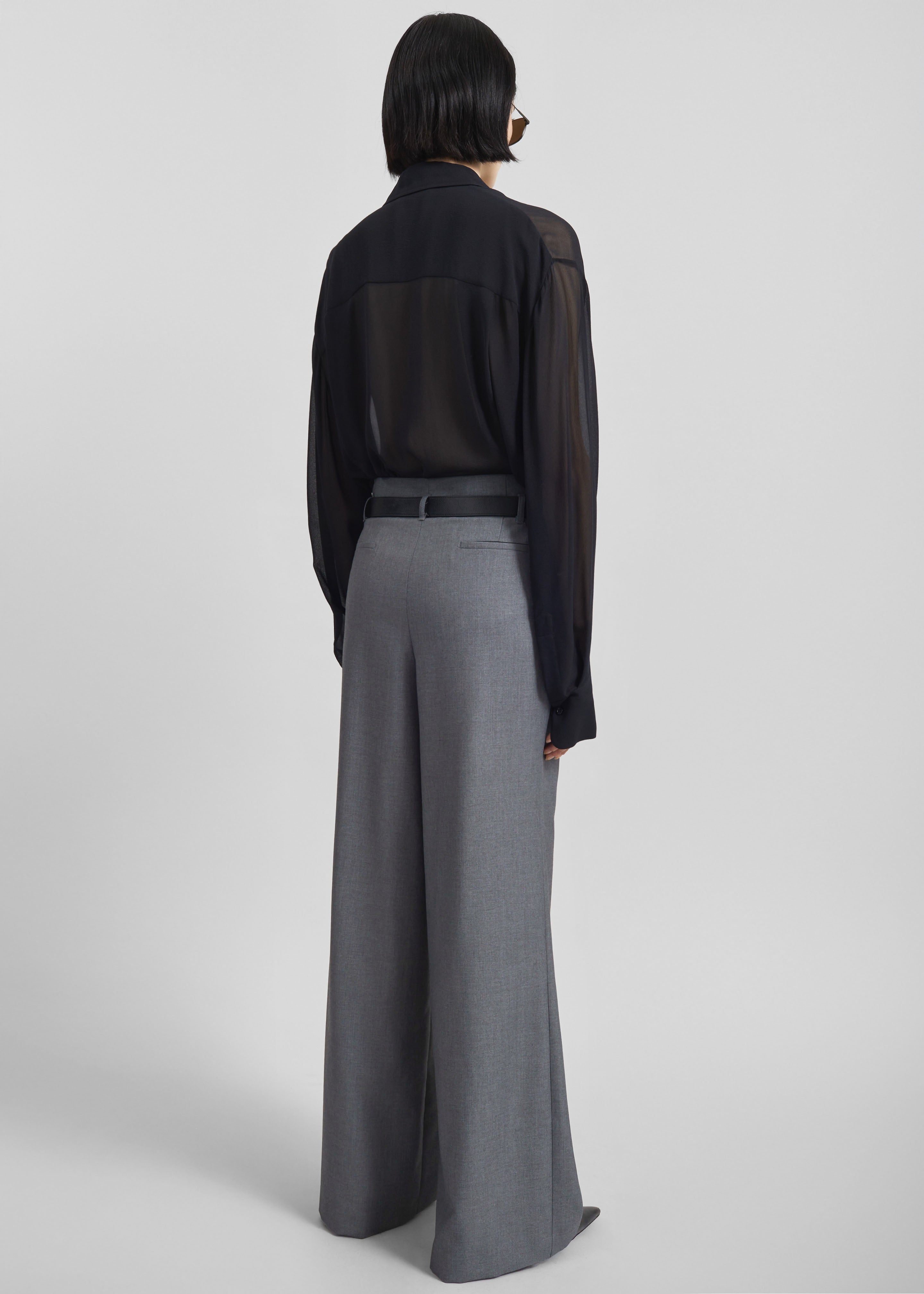 Dulverton Pleated Trousers - Grey - 7