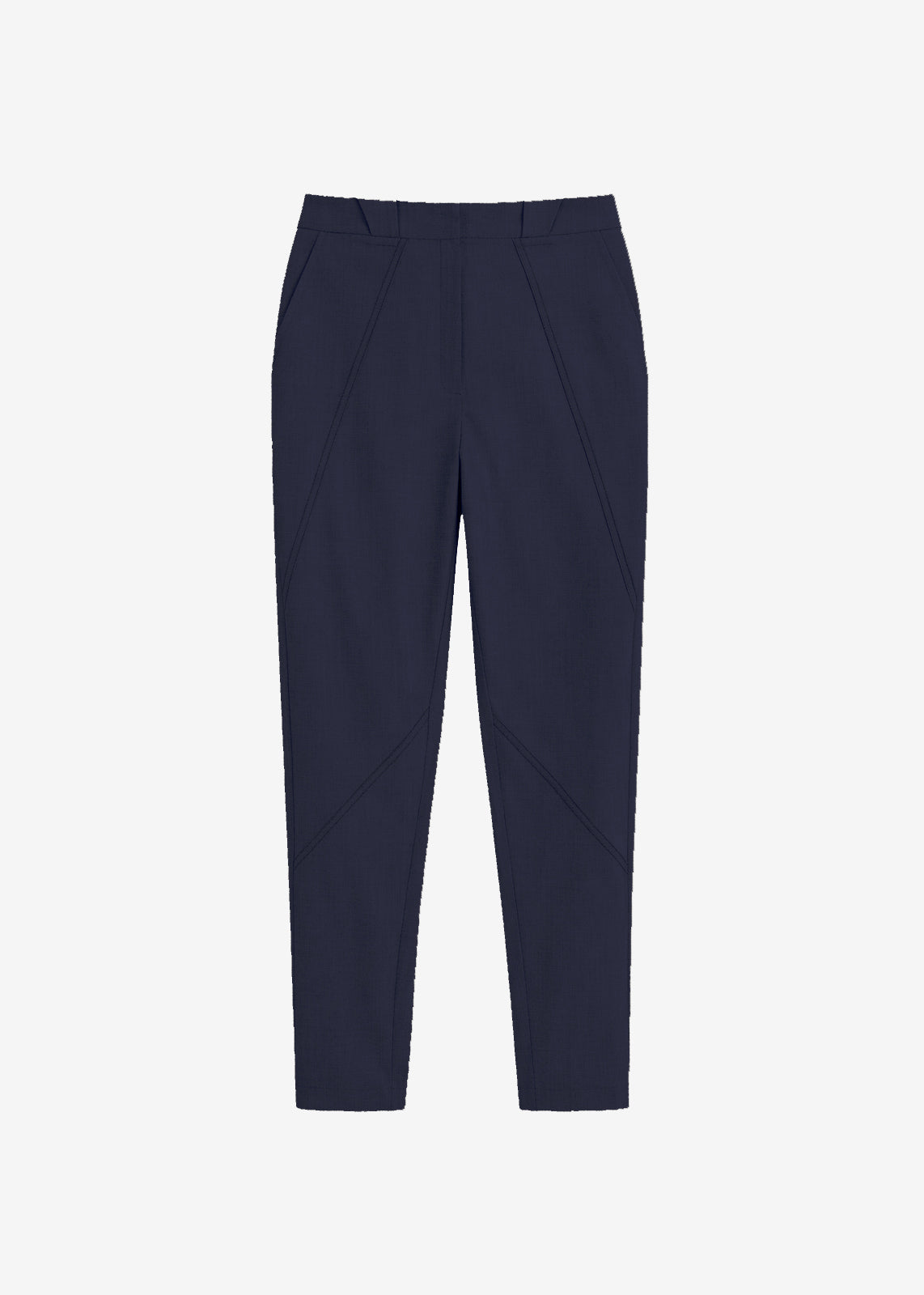 Dune Panelled Pants - Navy