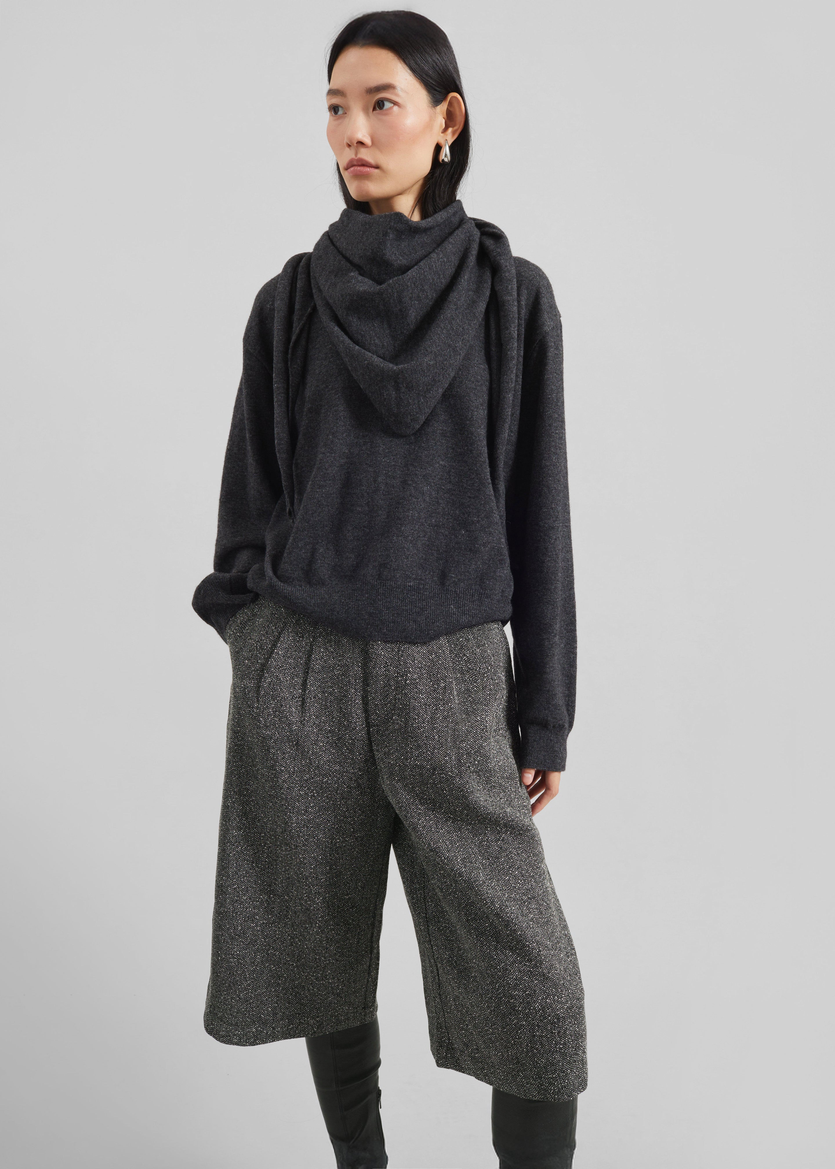 Dunley Bermuda Shorts - Charcoal Melange – The Frankie Shop
