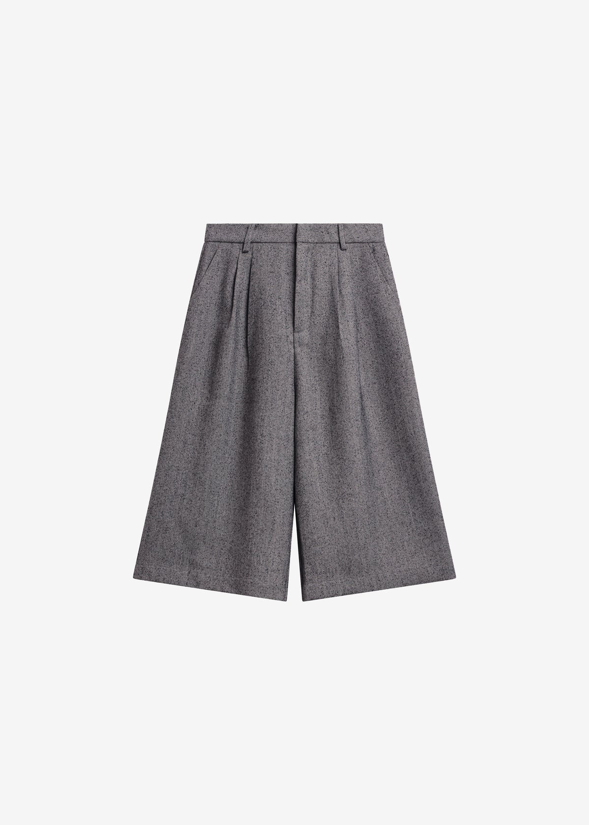 Dunley Bermuda Shorts - Charcoal Melange - 9