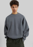 Dunloy Oversized Sweatshirt - Grey