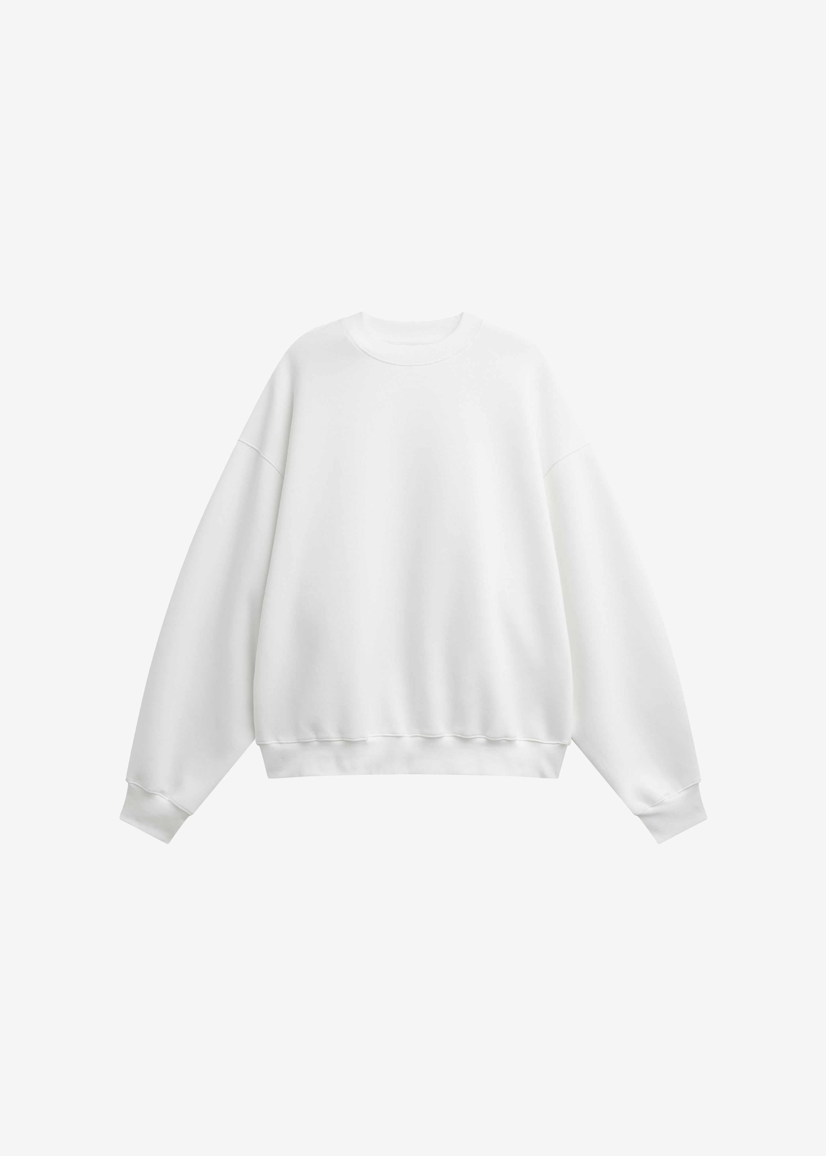 Dunloy Oversized Sweatshirt - White - 7