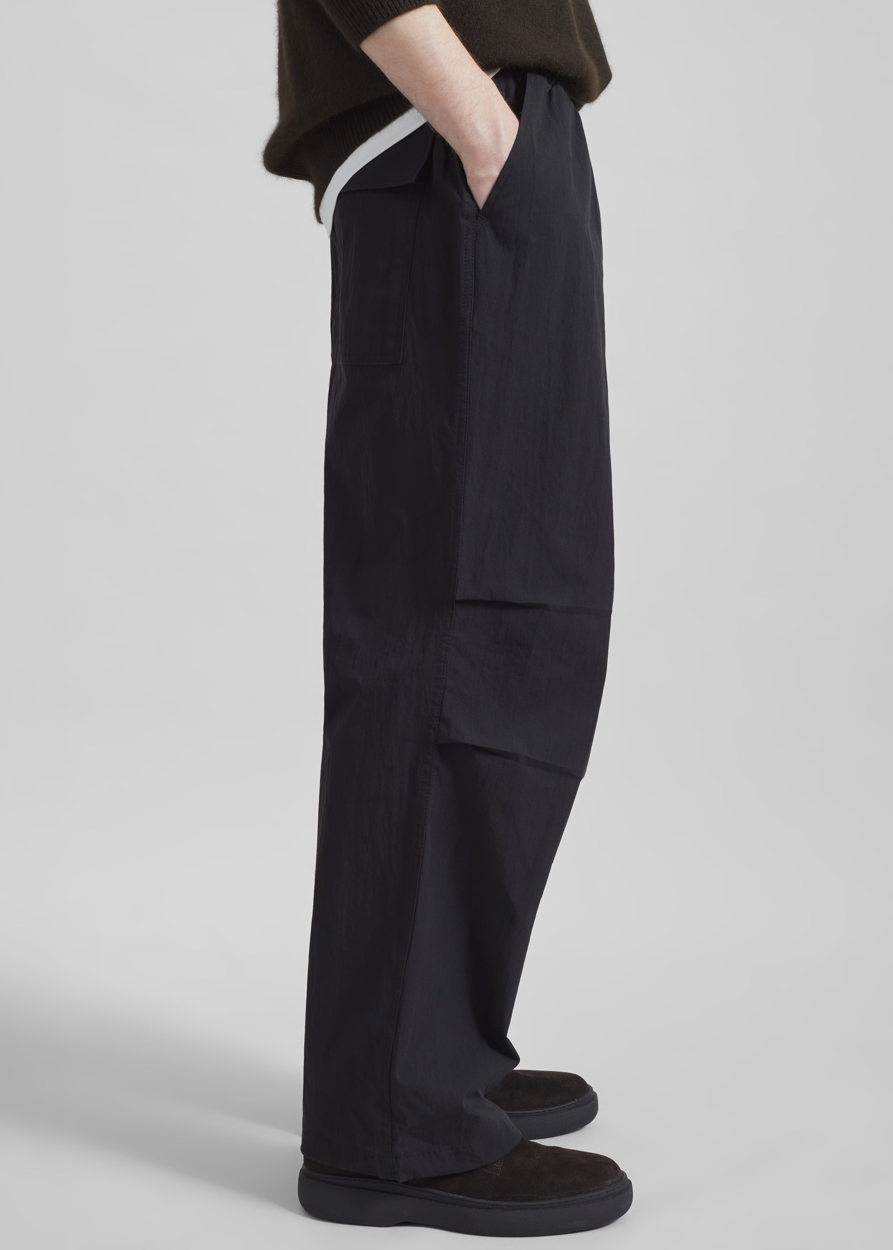 Dunmore Parachute Pants - Black – The Frankie Shop
