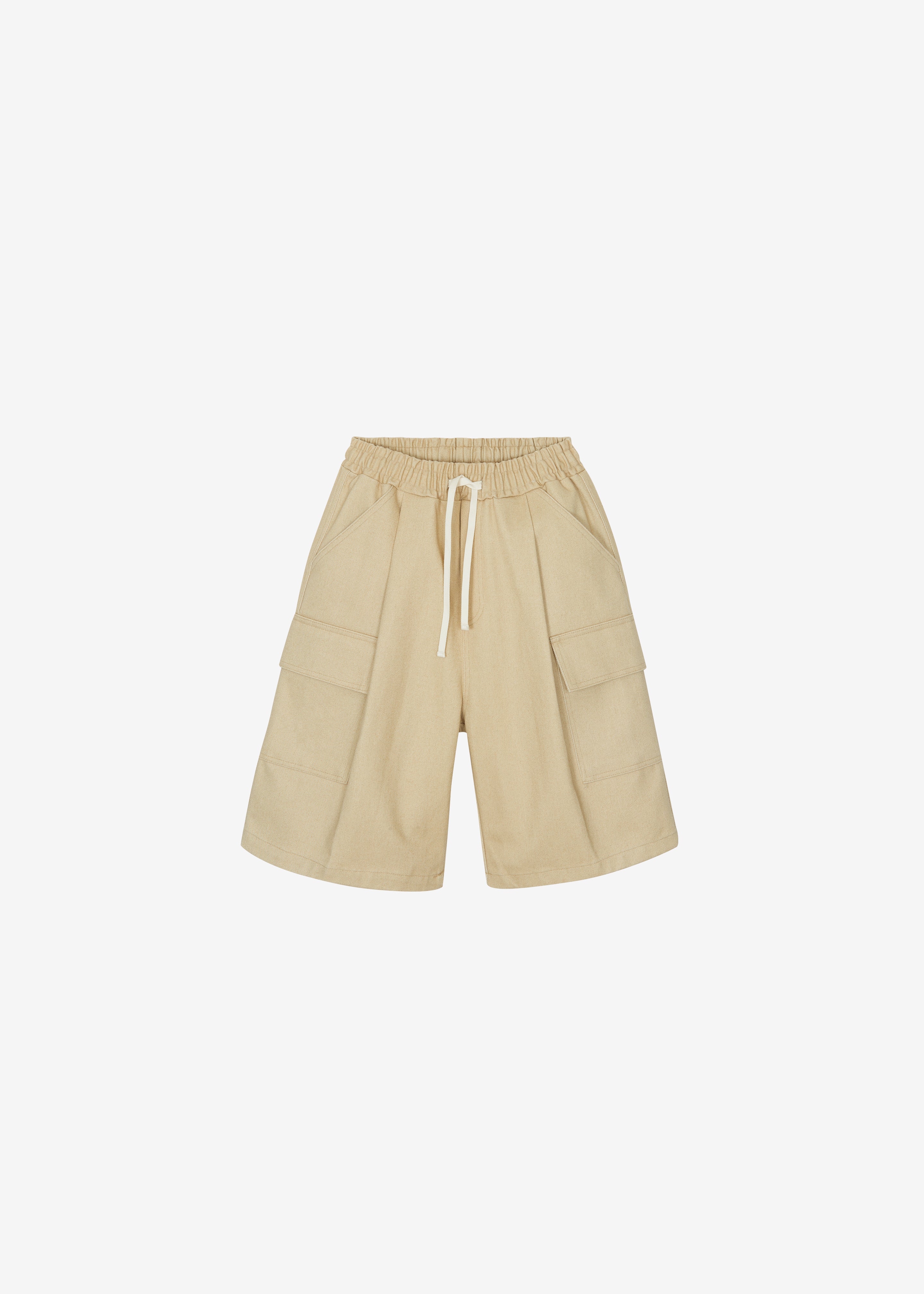 Dunwich Denim Bermuda Shorts - Beige - 7