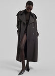 Dursley Tailored Trench Coat - Brown