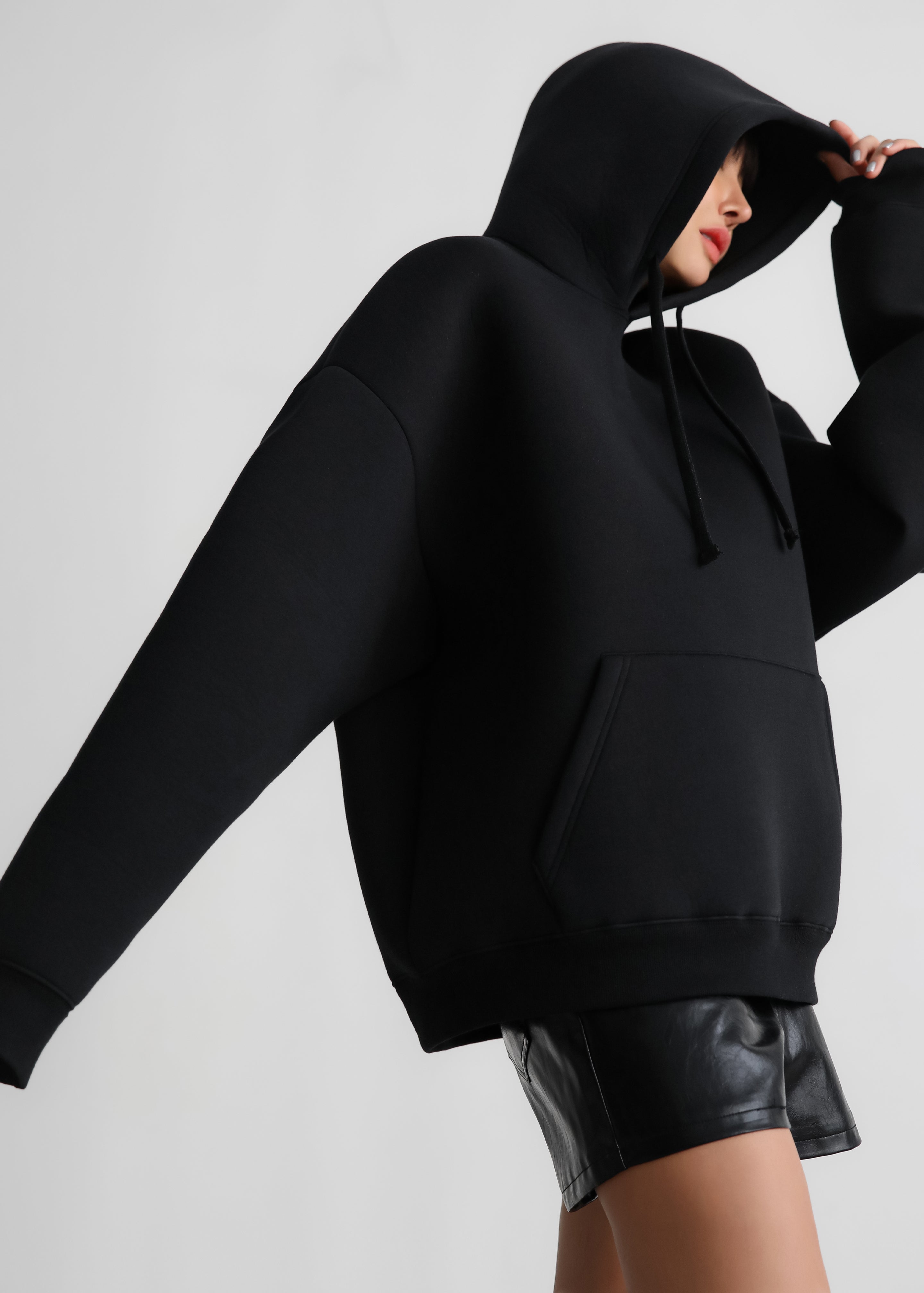 Easton Oversized Hoodie - Black – The Frankie Shop