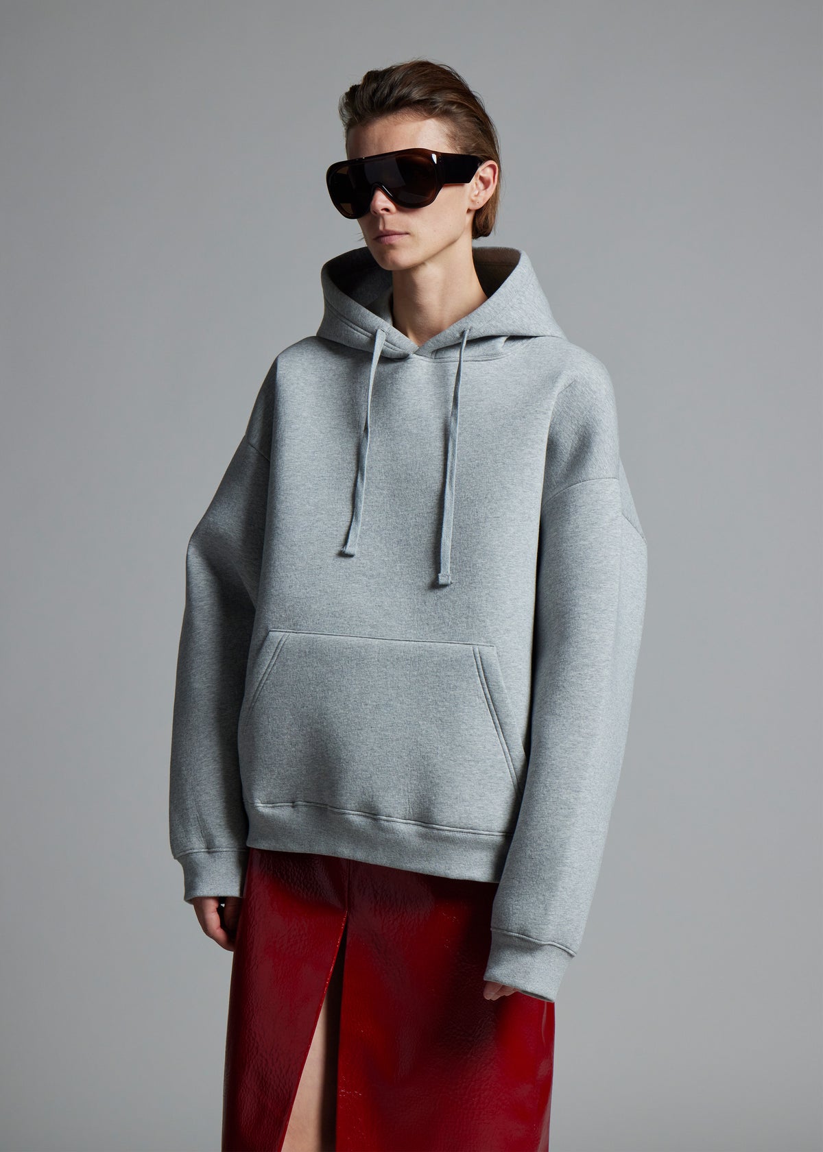 Easton Oversized Hoodie Light Grey – The Frankie Shop