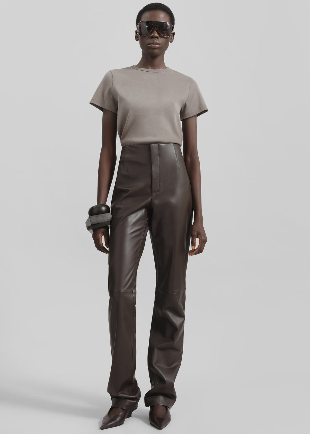 Eben Baby Tee - Taupe - 1