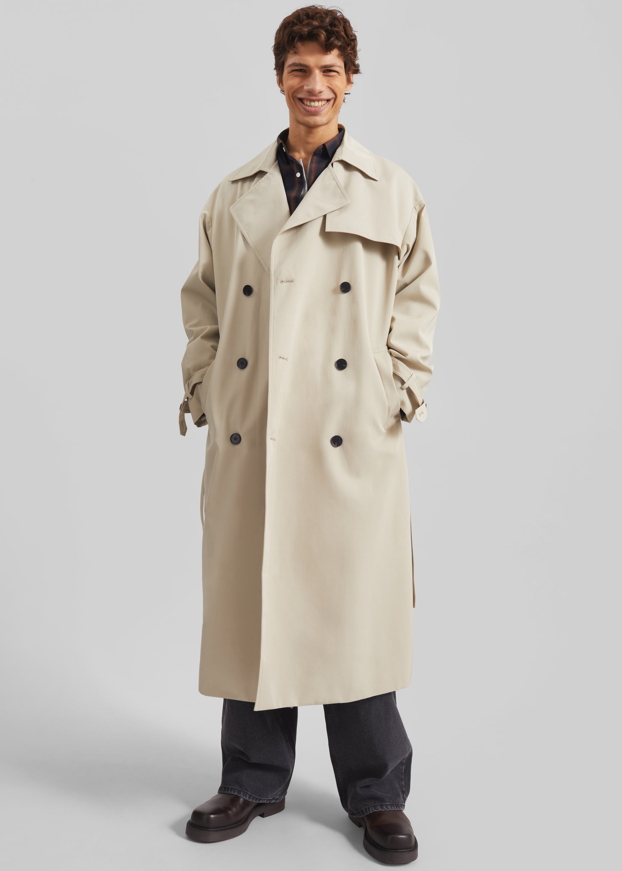 Shop the look image for Edris Trench Coat - Beige
