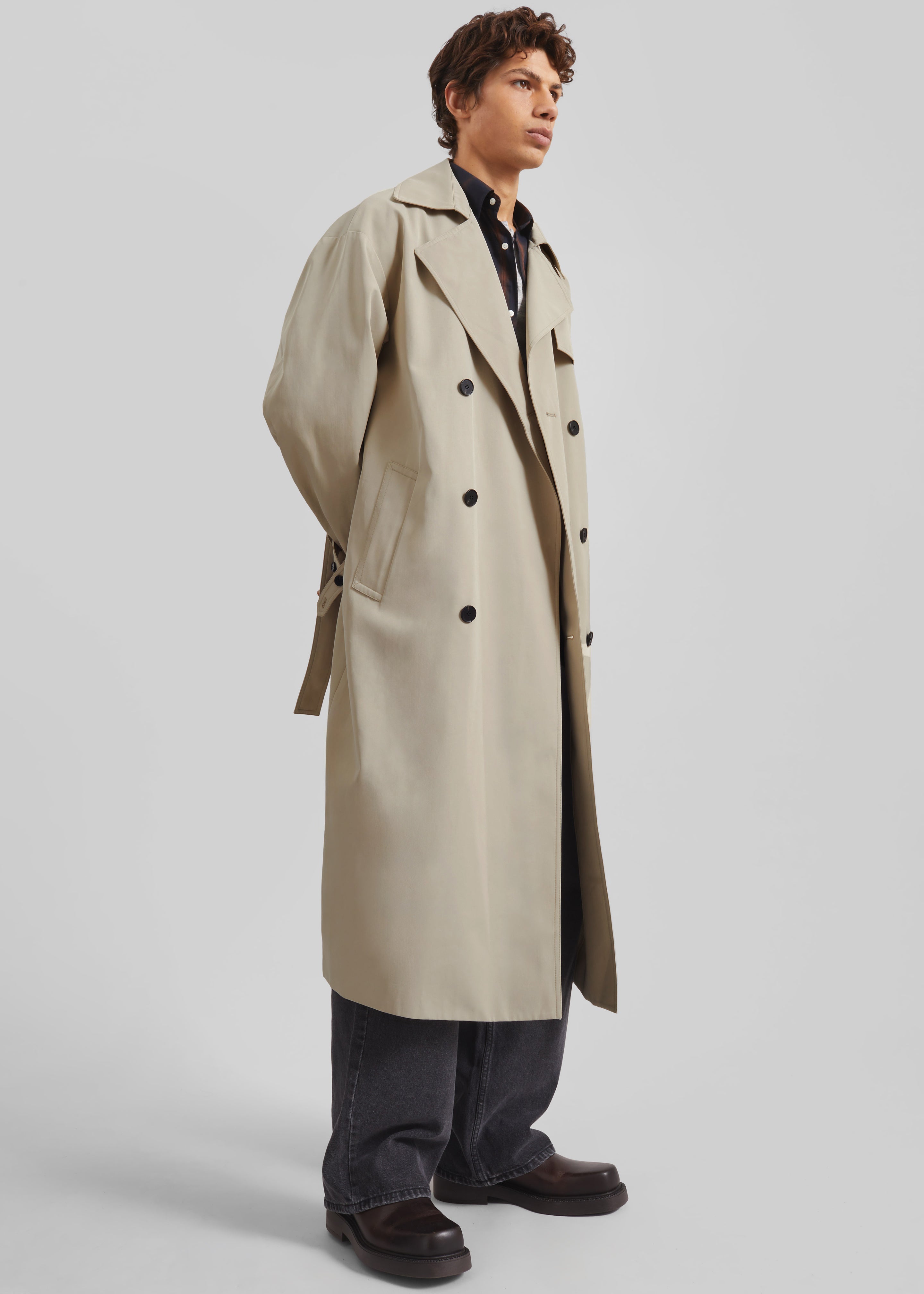 Edris Trench Coat - Beige – The Frankie Shop