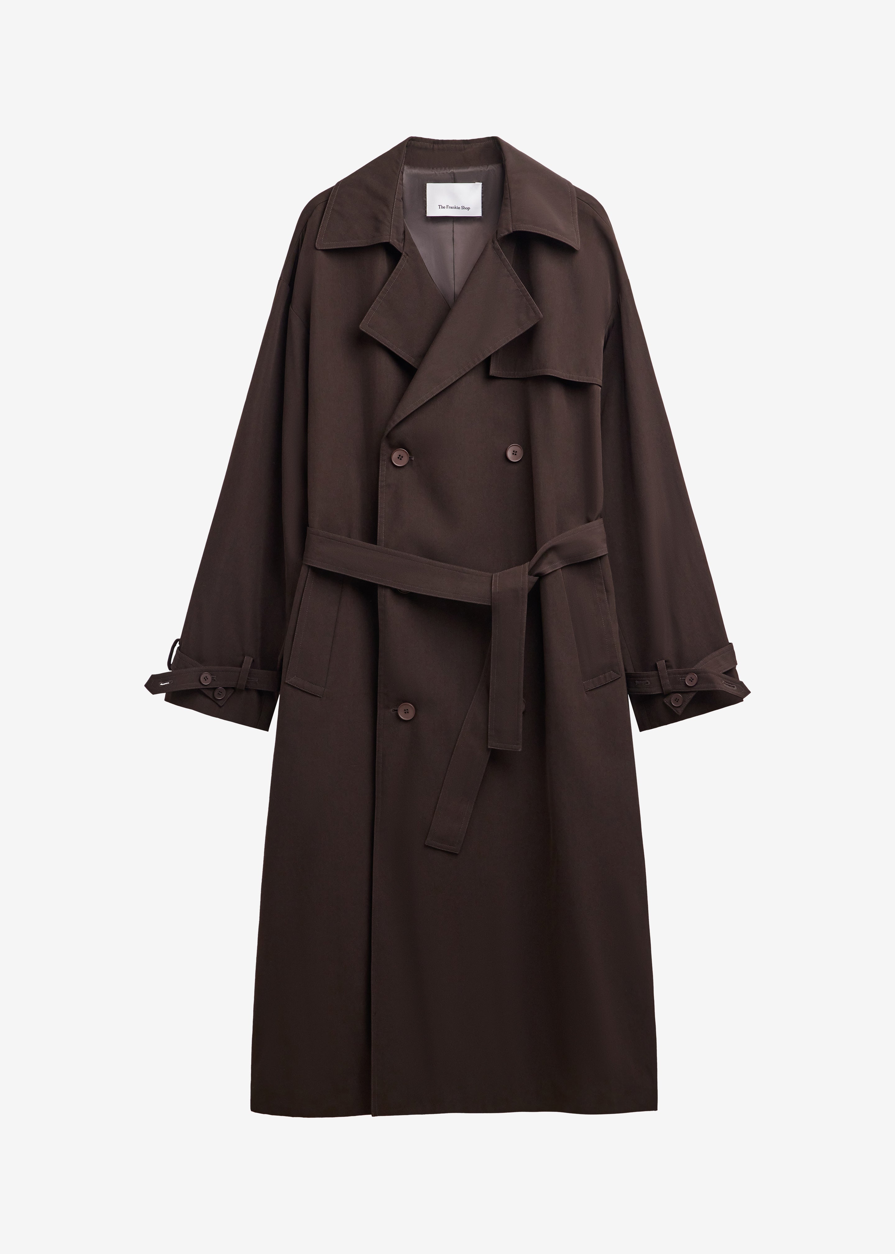 Edris Trench Coat - Brown – The Frankie Shop
