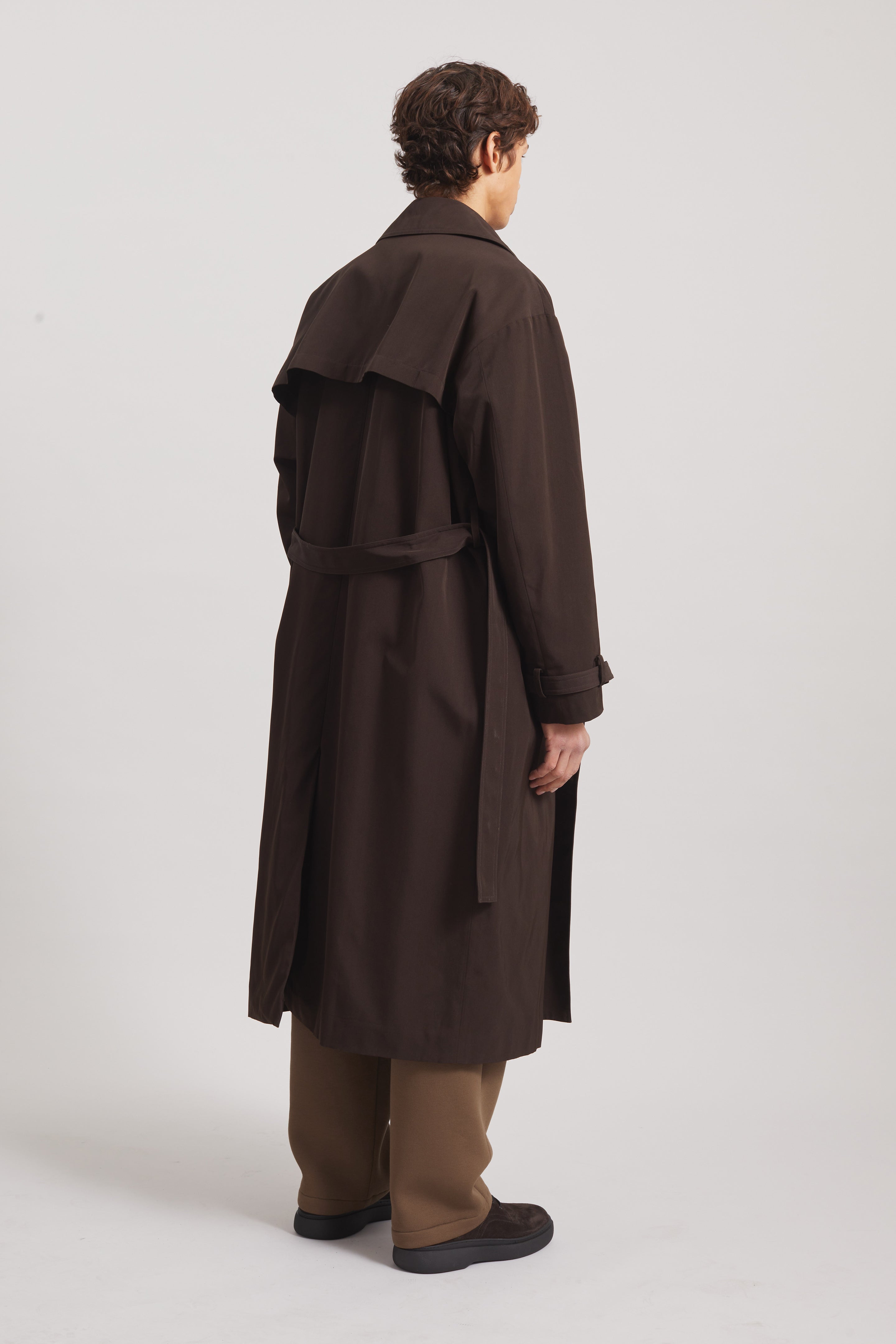新品　BRIEFING MS CE LOGO TAPE PARKA ブラウンL Edris Trench Coat - Brown – The Frankie Shop