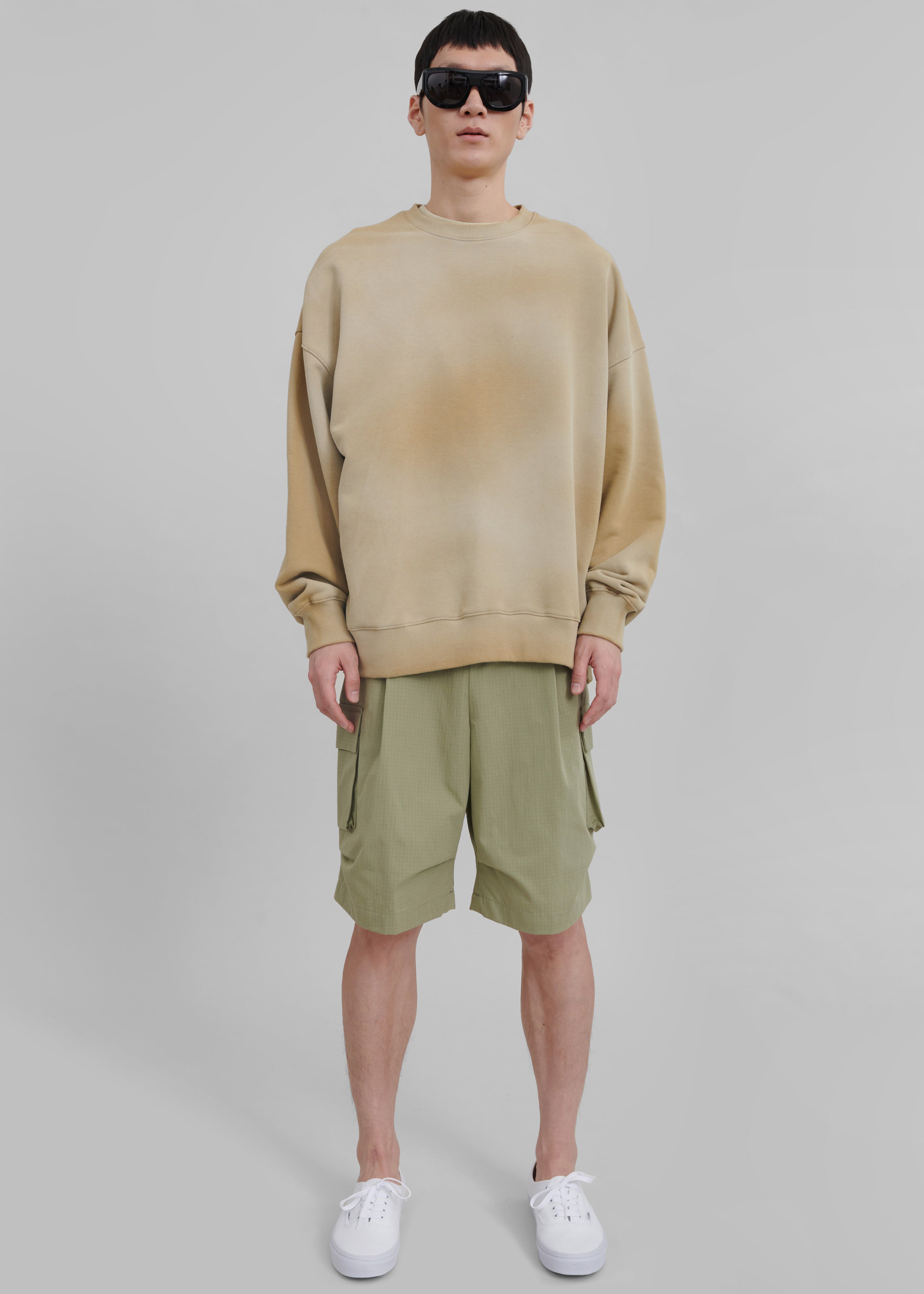 Edward Cargo Shorts - Olive - 8