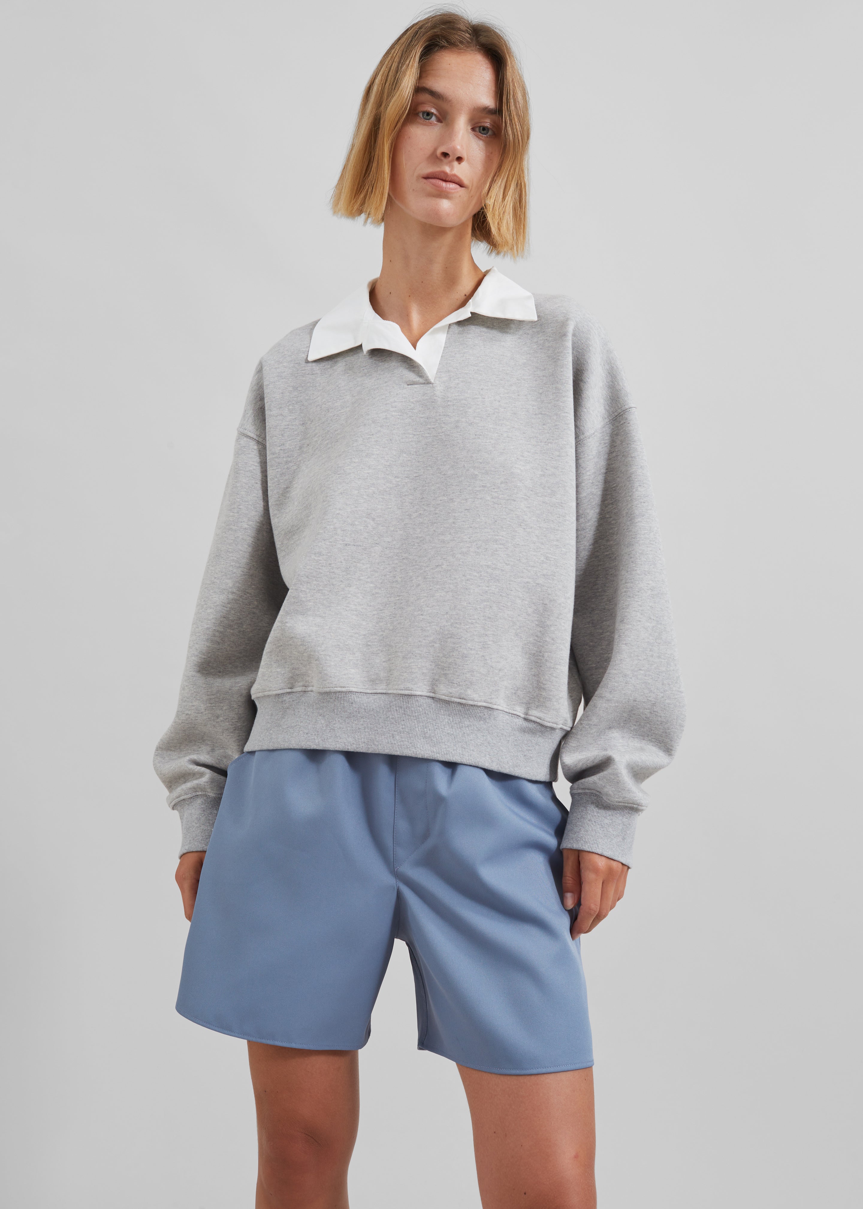 Edwin Boxy Sweatshirt - Grey - 3